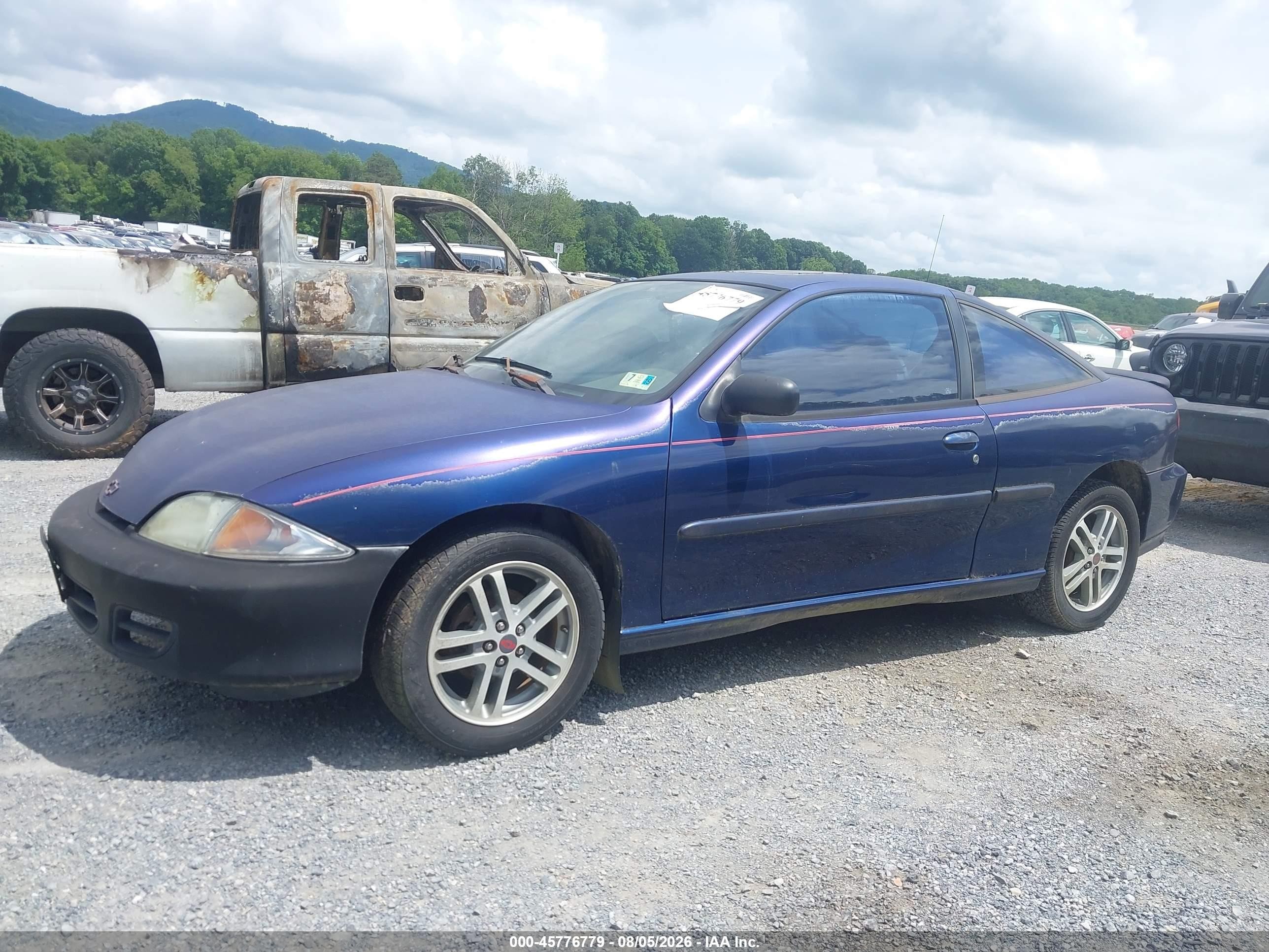 2002 Chevrolet Cavalier   Blue vin: 1G1JC124127293945