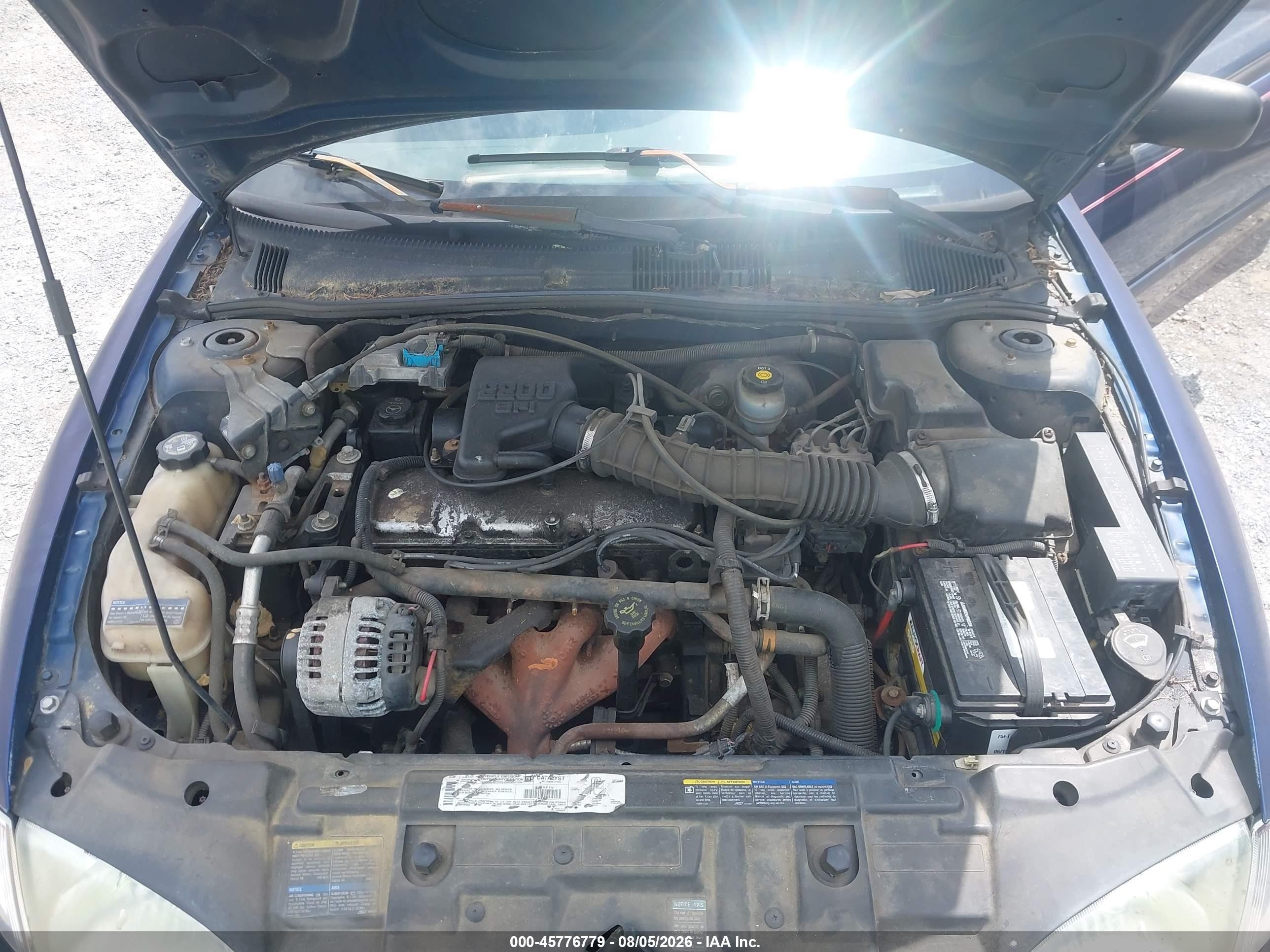 2002 Chevrolet Cavalier   Blue vin: 1G1JC124127293945