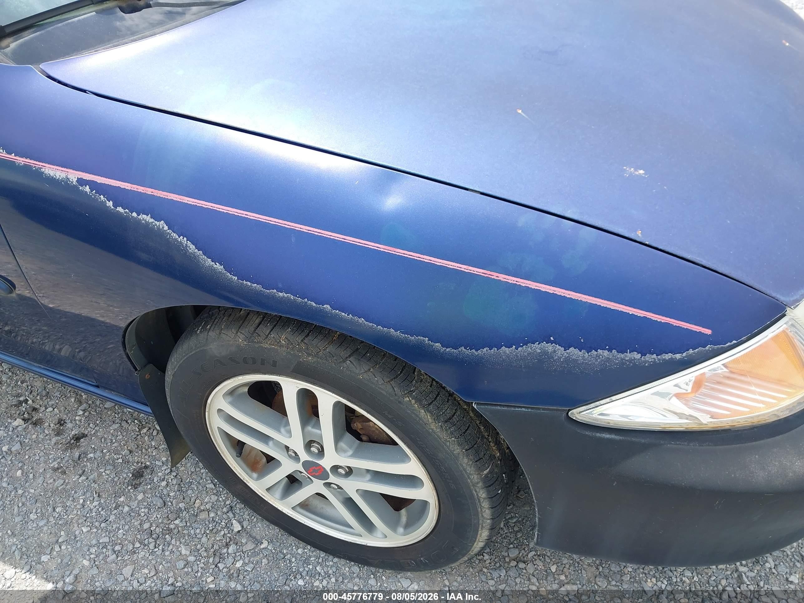 2002 Chevrolet Cavalier   Blue vin: 1G1JC124127293945