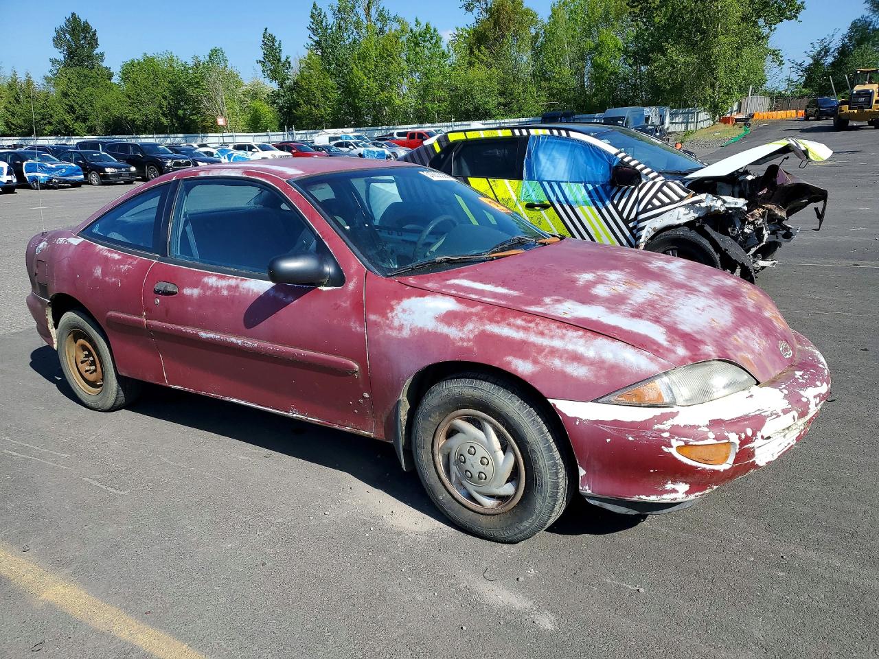 1997 Chevrolet Cavalier Base Red vin: 1G1JC1241VM147910