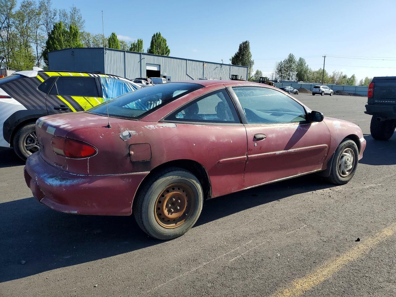 1997 Chevrolet Cavalier Base Red vin: 1G1JC1241VM147910