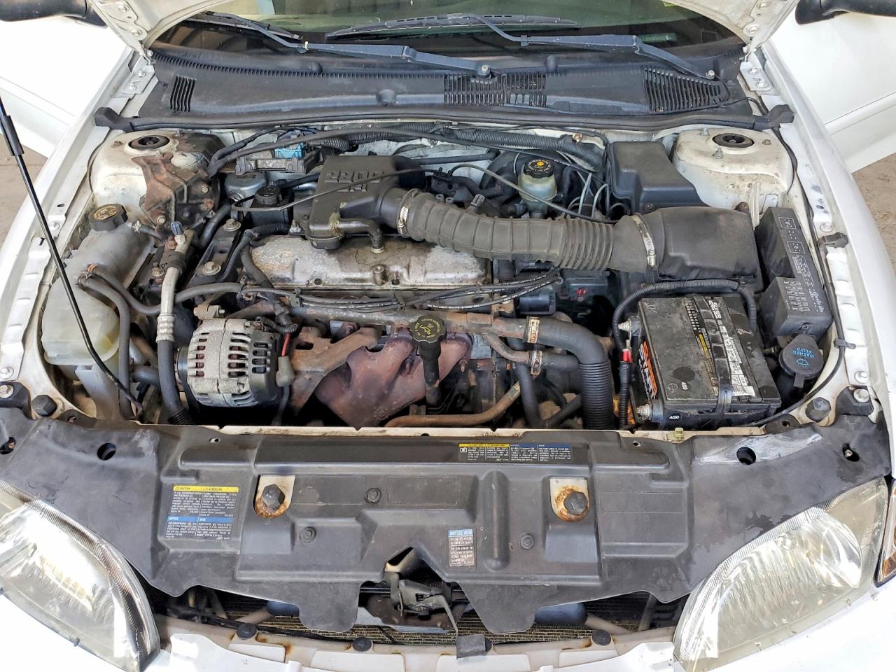 2002 Chevrolet Cavalier White vin: 1G1JC124327100727