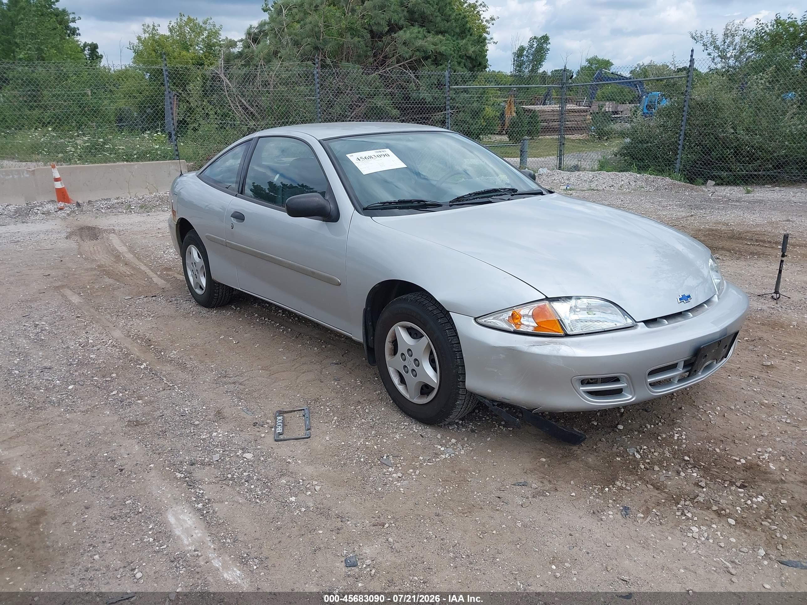 2001 Chevrolet Cavalier   Silver vin: 1G1JC124417328797