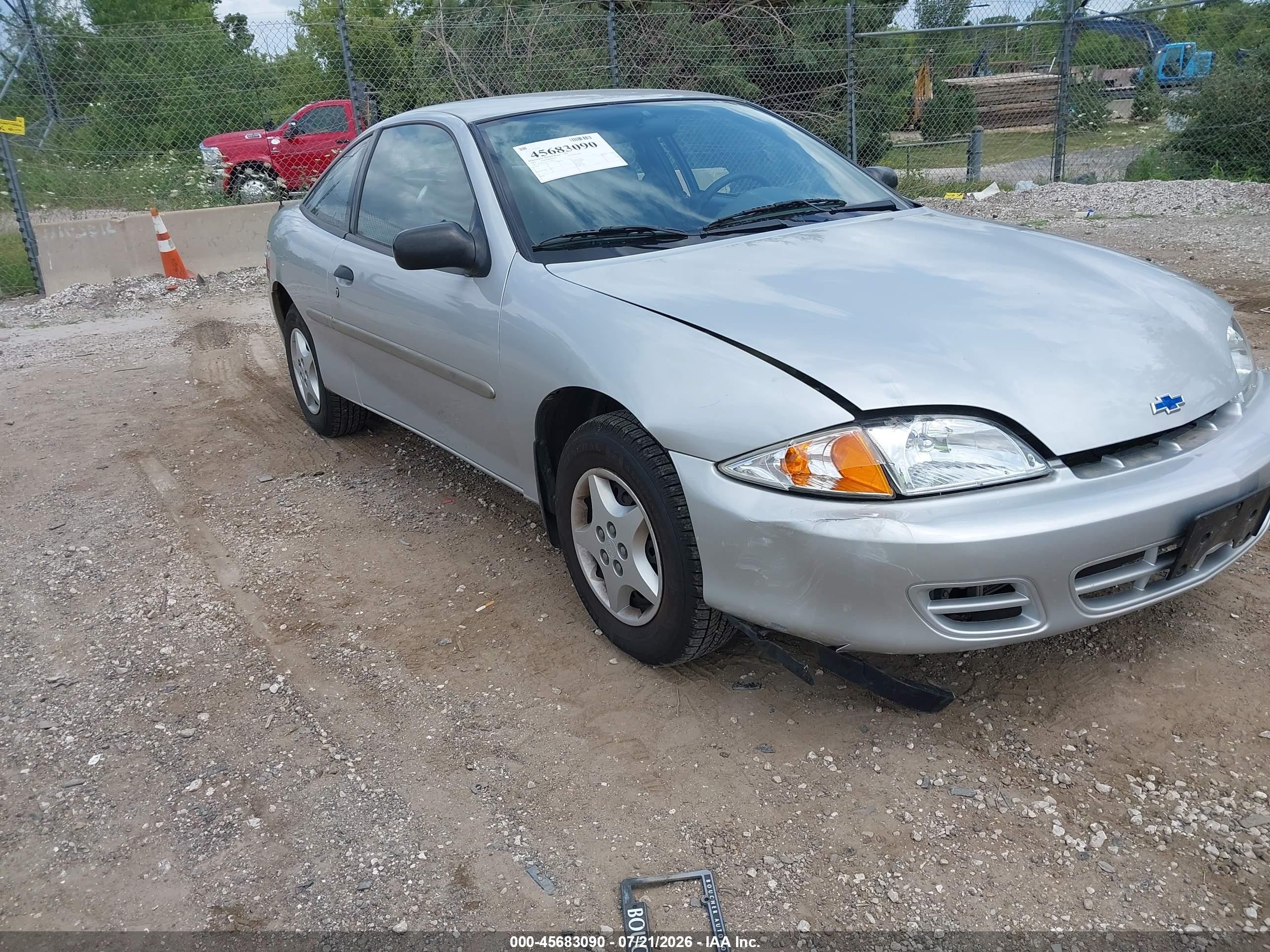 2001 Chevrolet Cavalier   Silver vin: 1G1JC124417328797