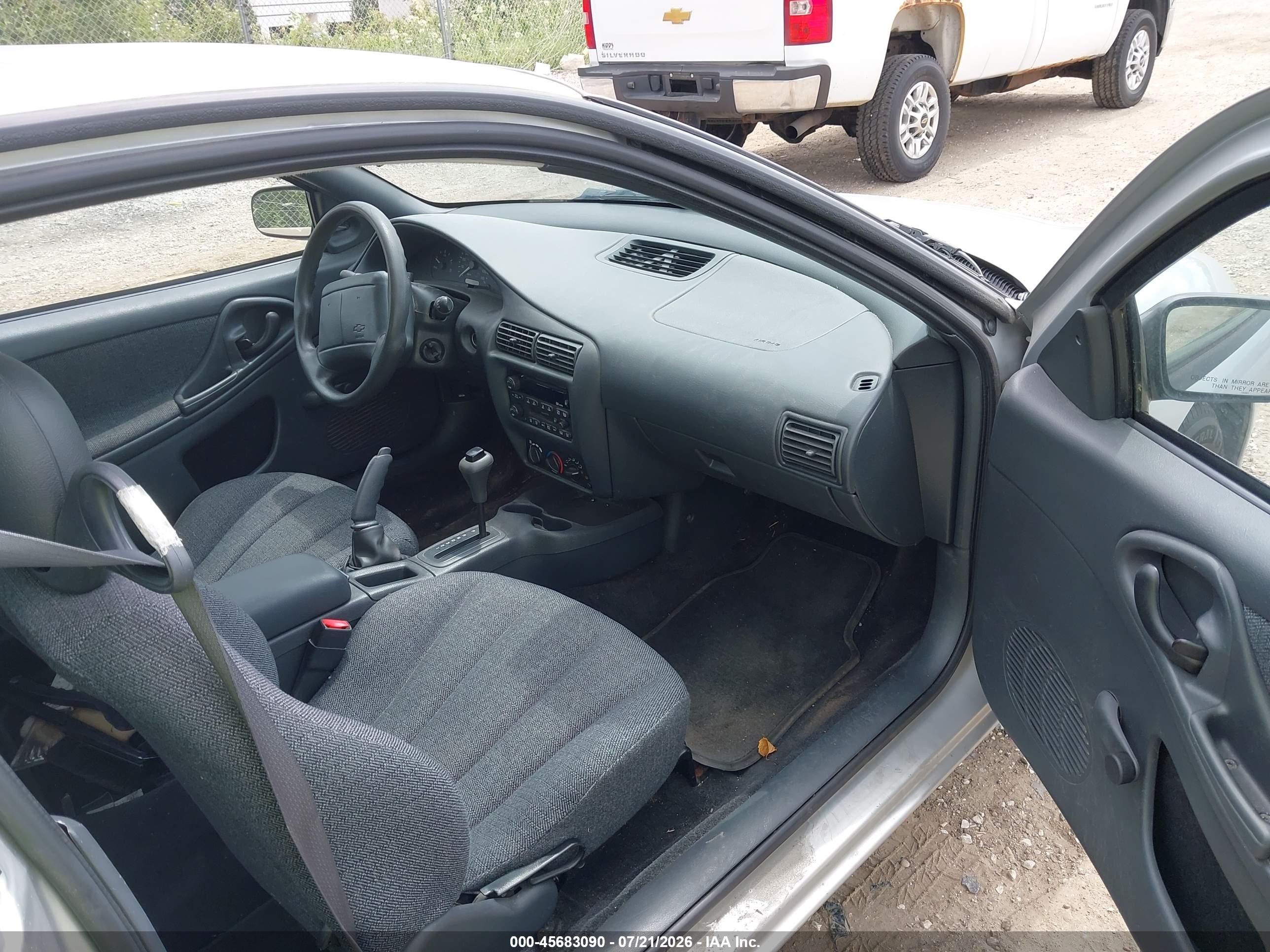 2001 Chevrolet Cavalier   Silver vin: 1G1JC124417328797