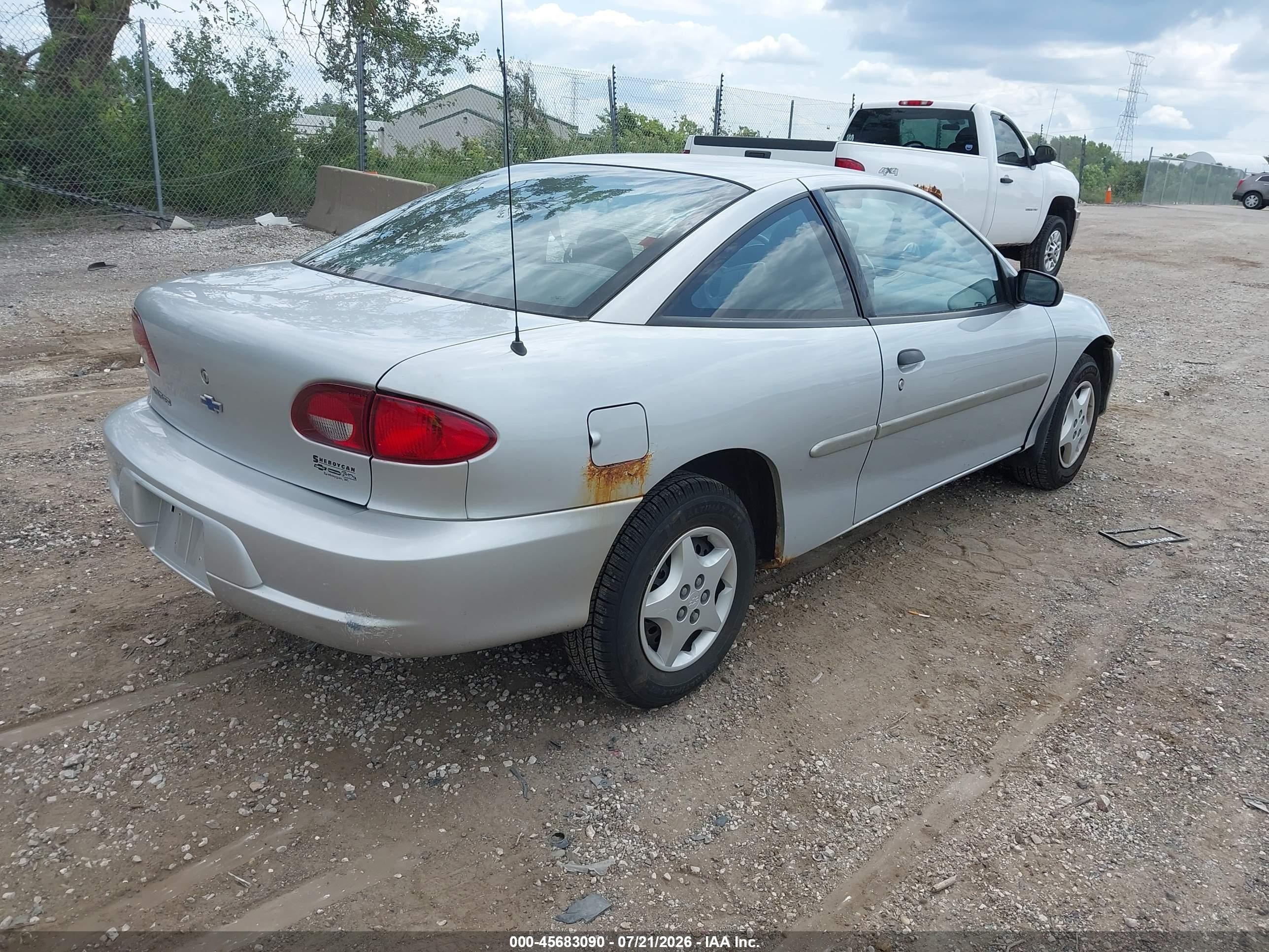 2001 Chevrolet Cavalier   Silver vin: 1G1JC124417328797