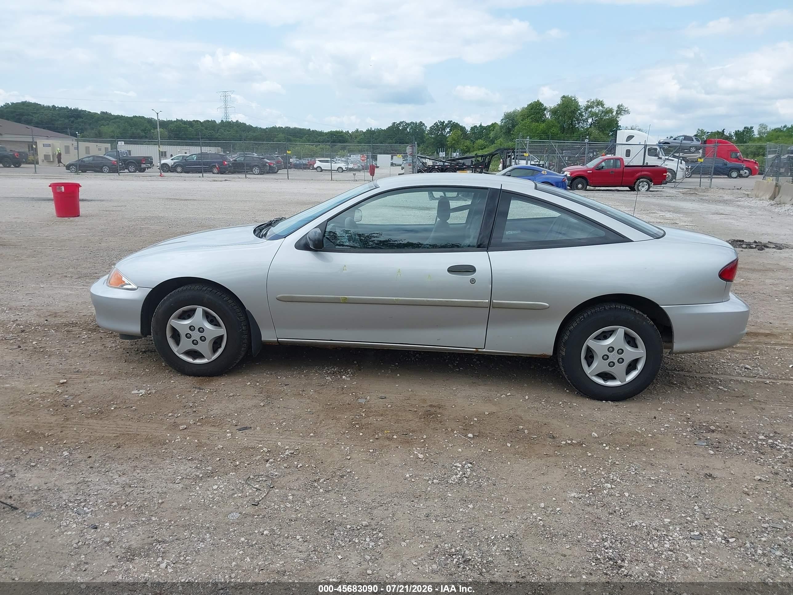 2001 Chevrolet Cavalier   Silver vin: 1G1JC124417328797