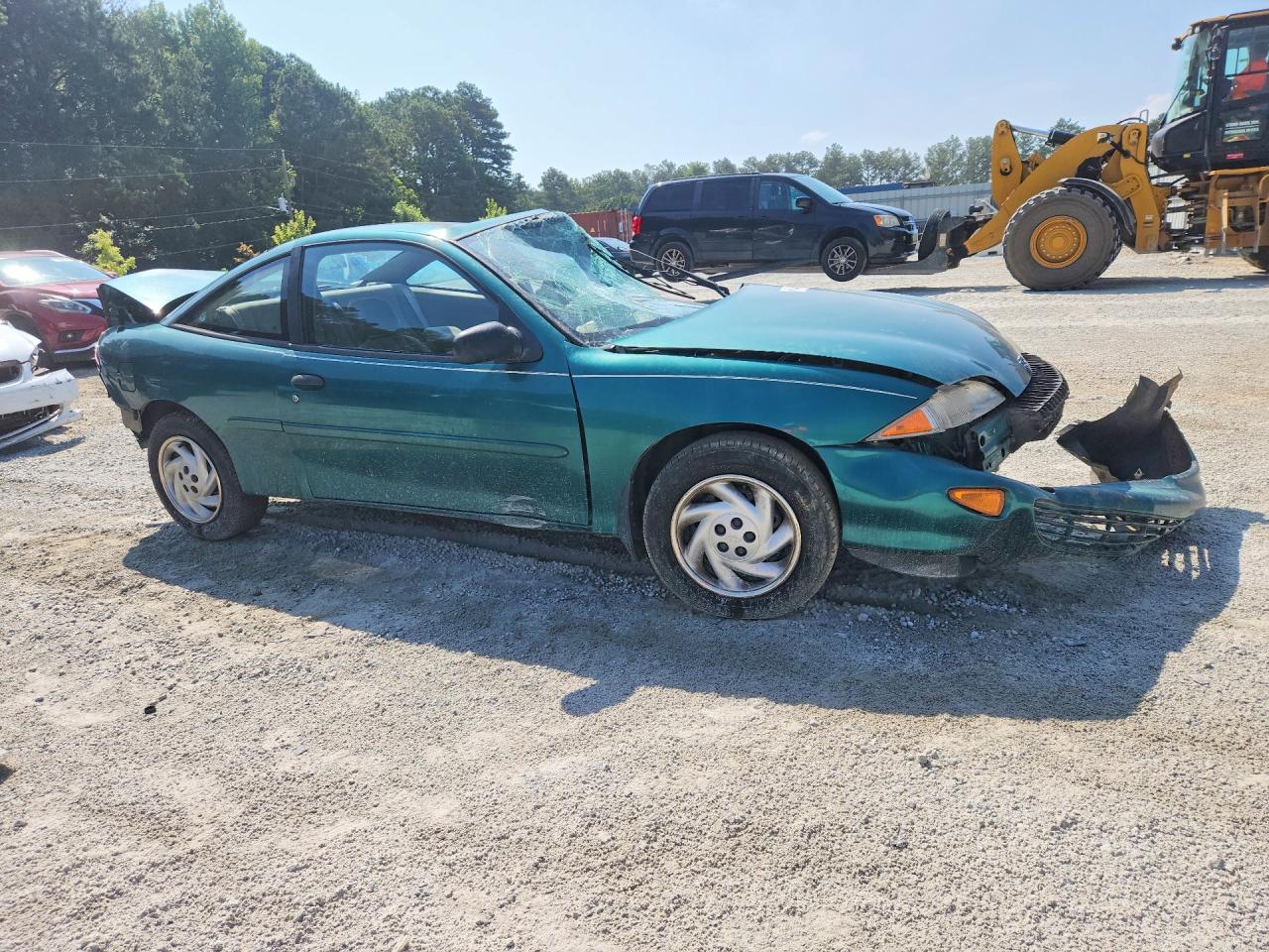 1997 Chevrolet Cavalier Base Green vin: 1G1JC1244VM163082