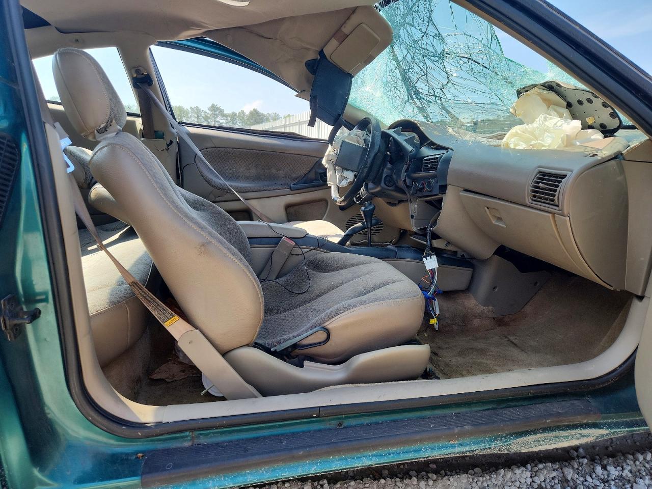 1997 Chevrolet Cavalier Base Green vin: 1G1JC1244VM163082