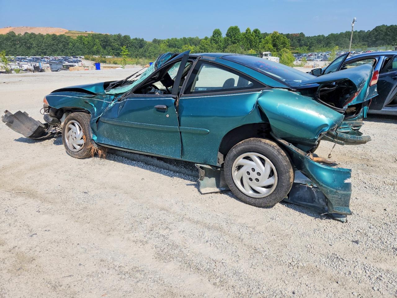 1997 Chevrolet Cavalier Base Green vin: 1G1JC1244VM163082
