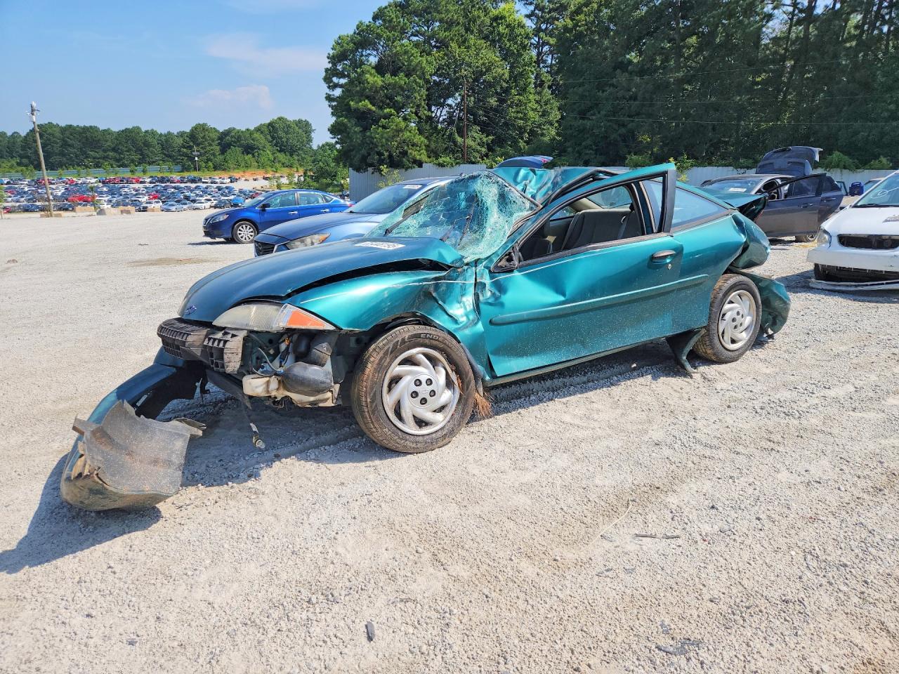 1997 Chevrolet Cavalier Base Green vin: 1G1JC1244VM163082