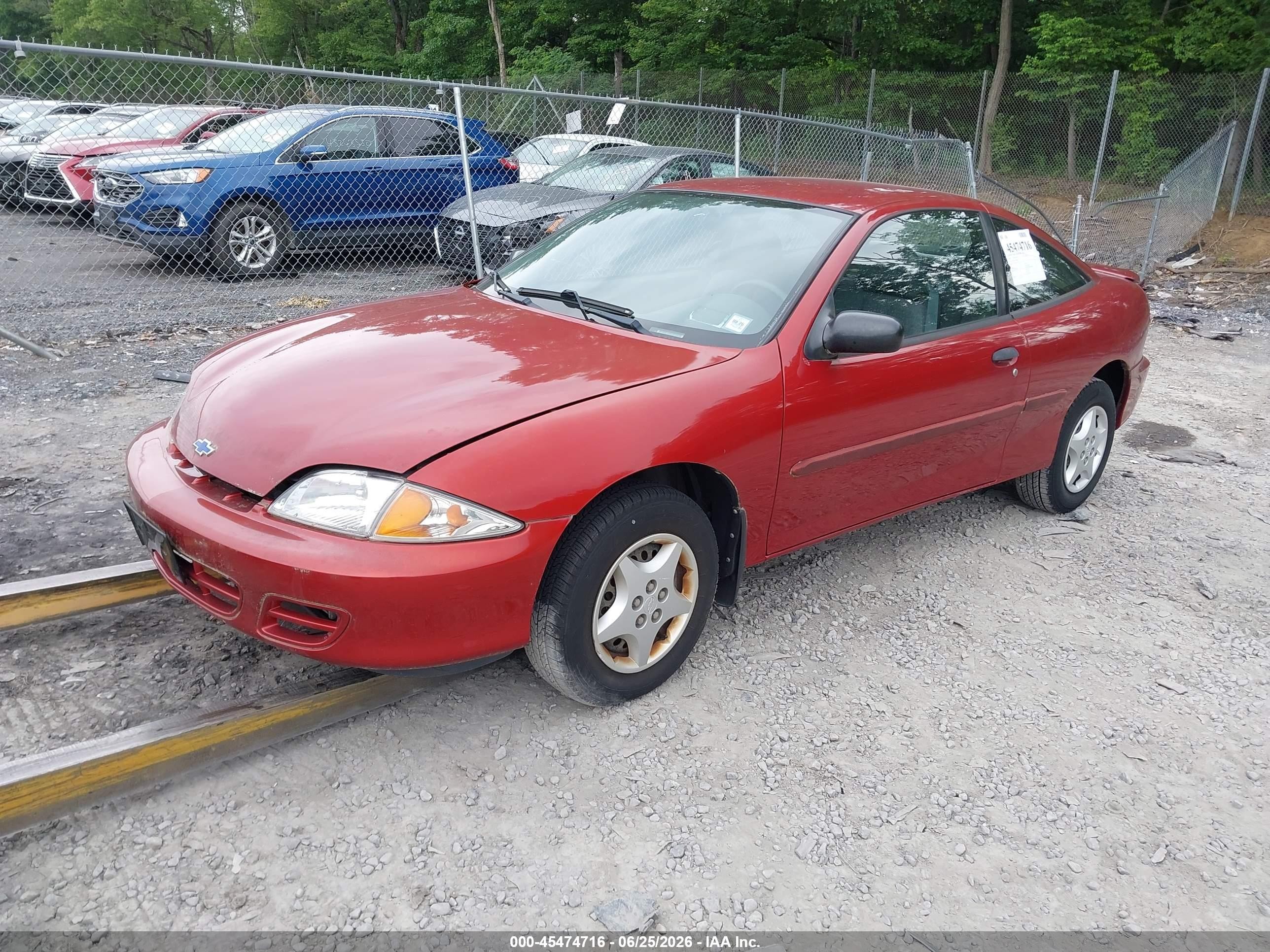 2000 Chevrolet Cavalier   Красный vin: 1G1JC1246Y7416924