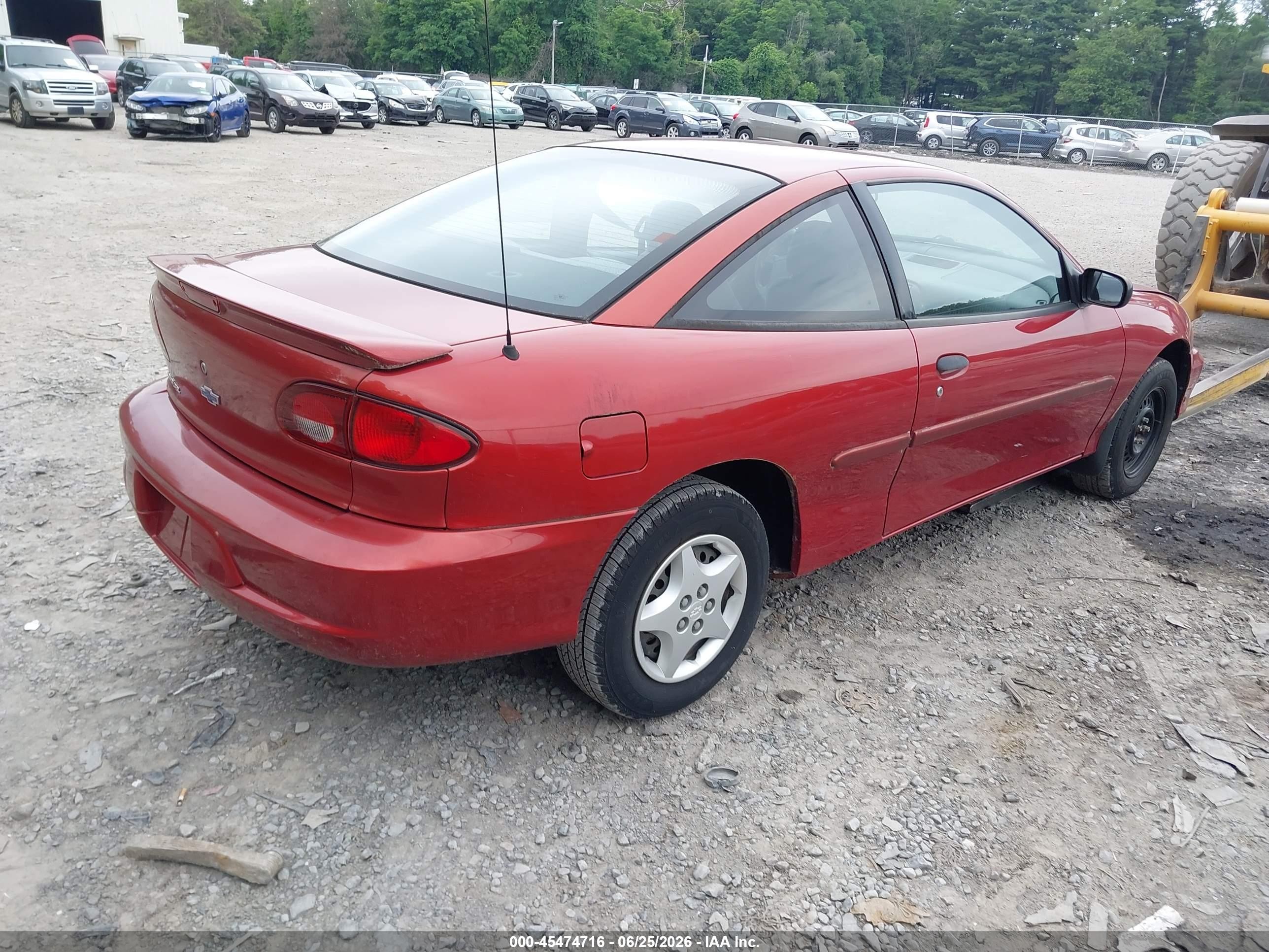 2000 Chevrolet Cavalier   Красный vin: 1G1JC1246Y7416924