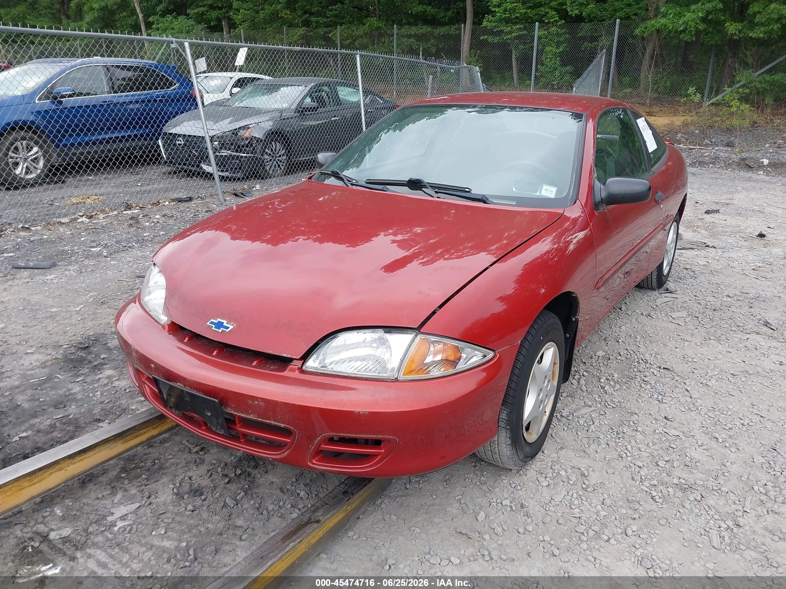 2000 Chevrolet Cavalier   Красный vin: 1G1JC1246Y7416924