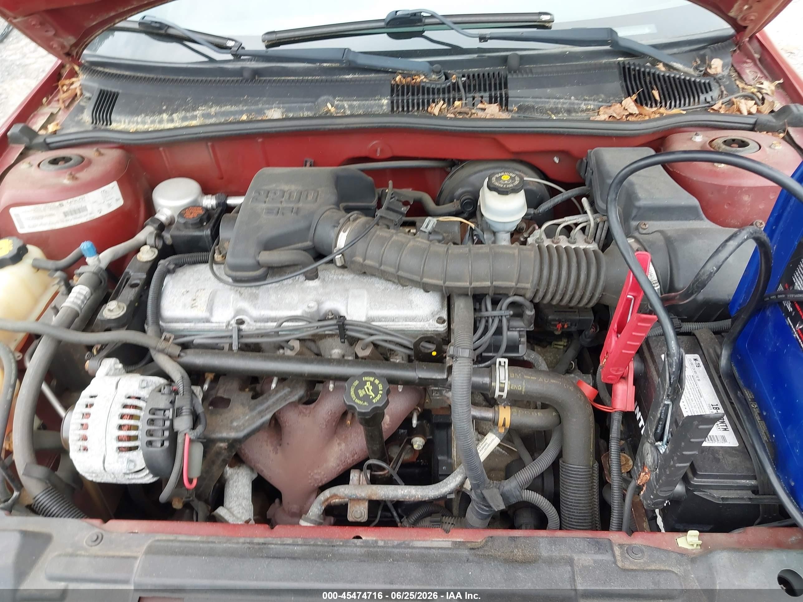 2000 Chevrolet Cavalier   Красный vin: 1G1JC1246Y7416924