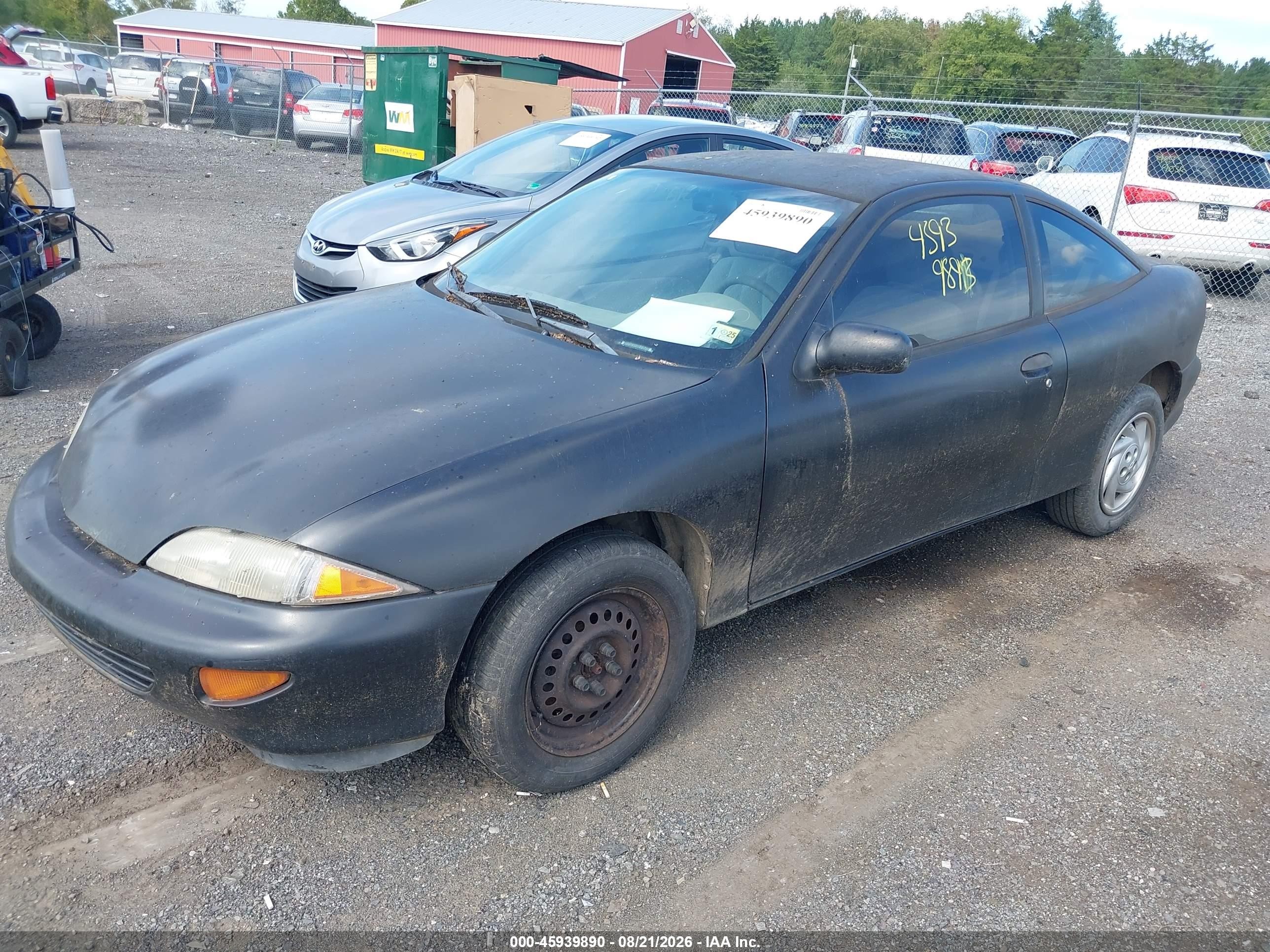 1998 Chevrolet Cavalier   Black vin: 1G1JC1247WM110250