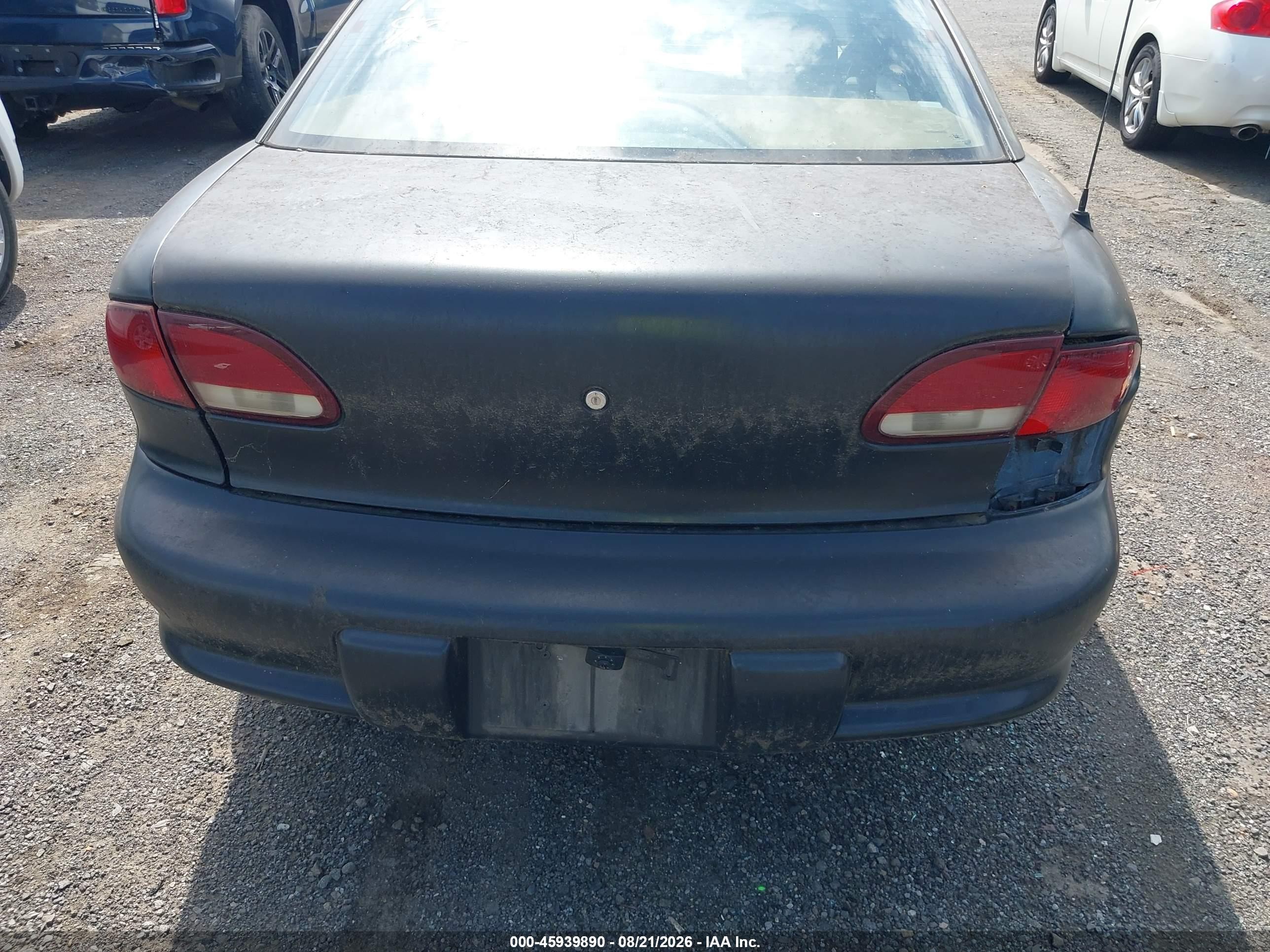 1998 Chevrolet Cavalier   Black vin: 1G1JC1247WM110250