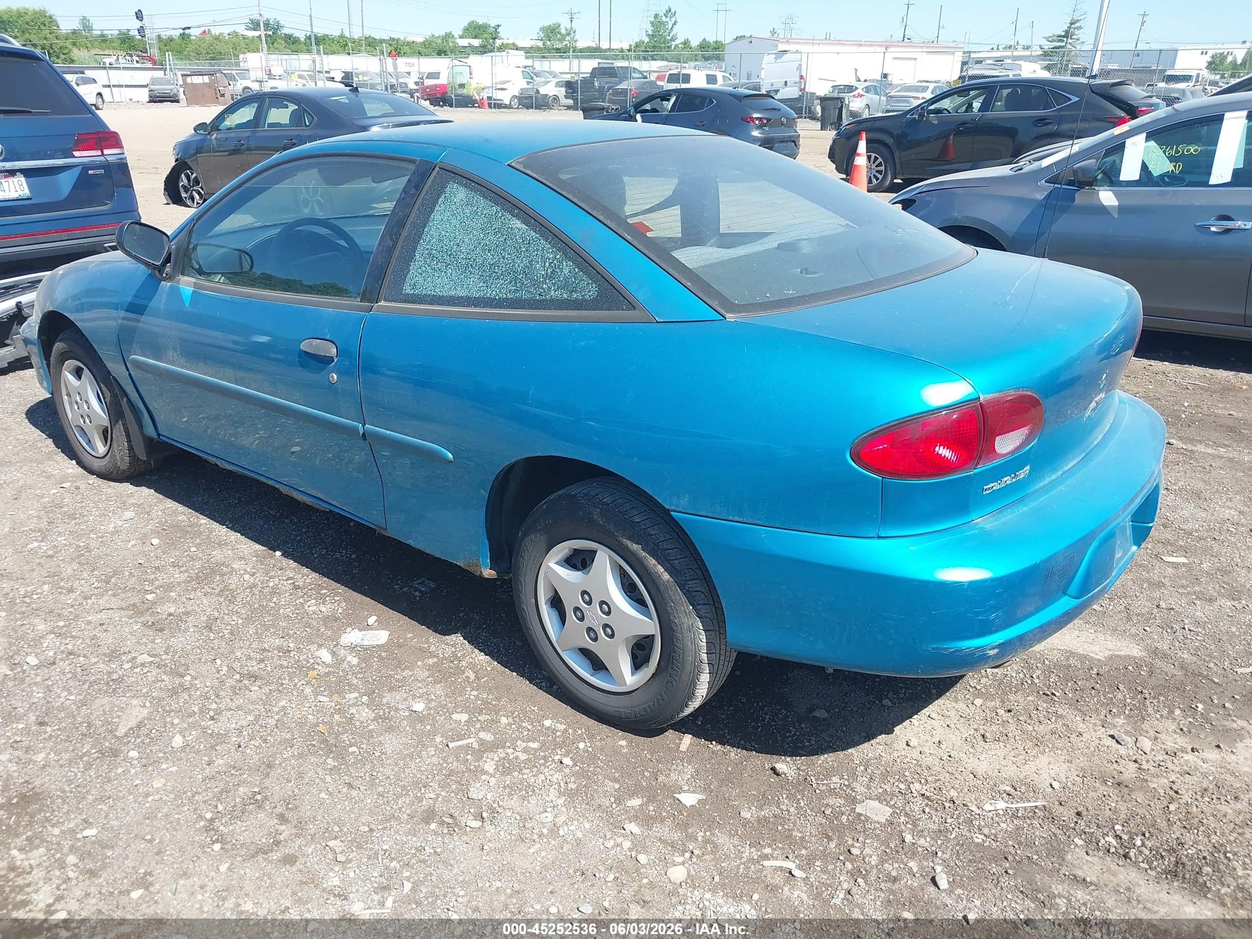 2000 Chevrolet Cavalier   Light Blue vin: 1G1JC1247Y7107804