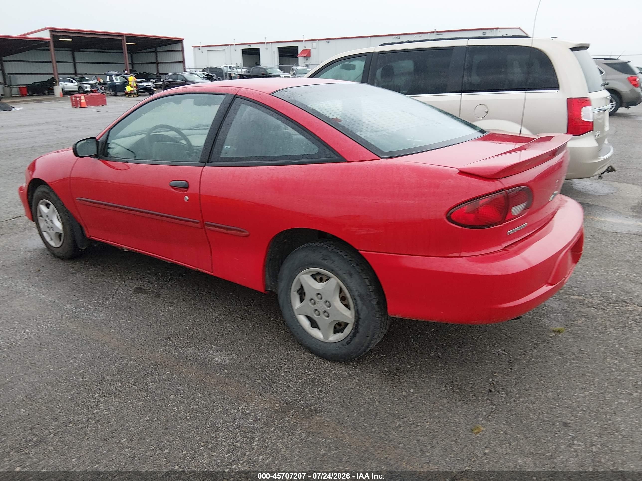 2002 Chevrolet Cavalier   Красный vin: 1G1JC124927243245
