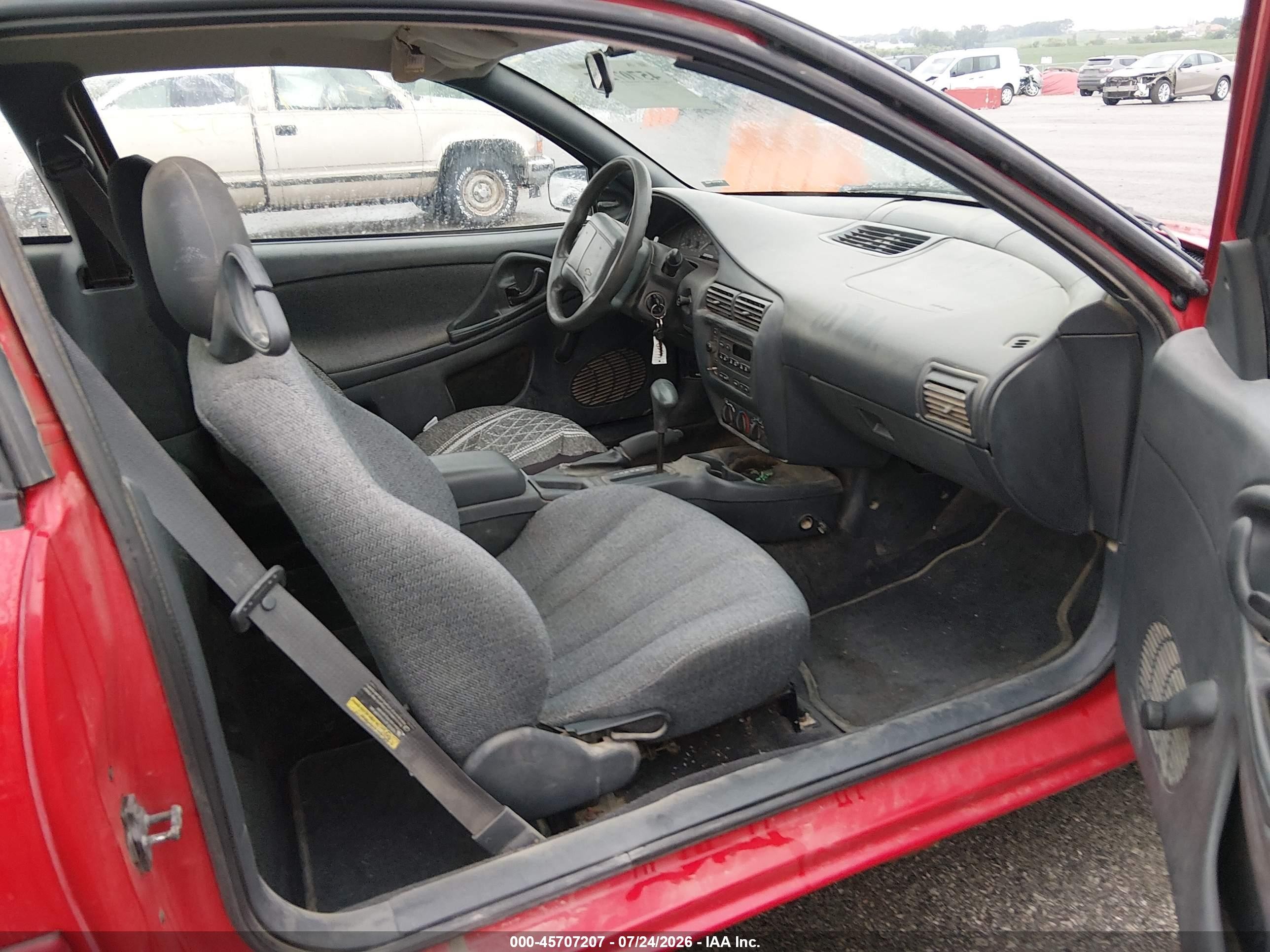 2002 Chevrolet Cavalier   Красный vin: 1G1JC124927243245