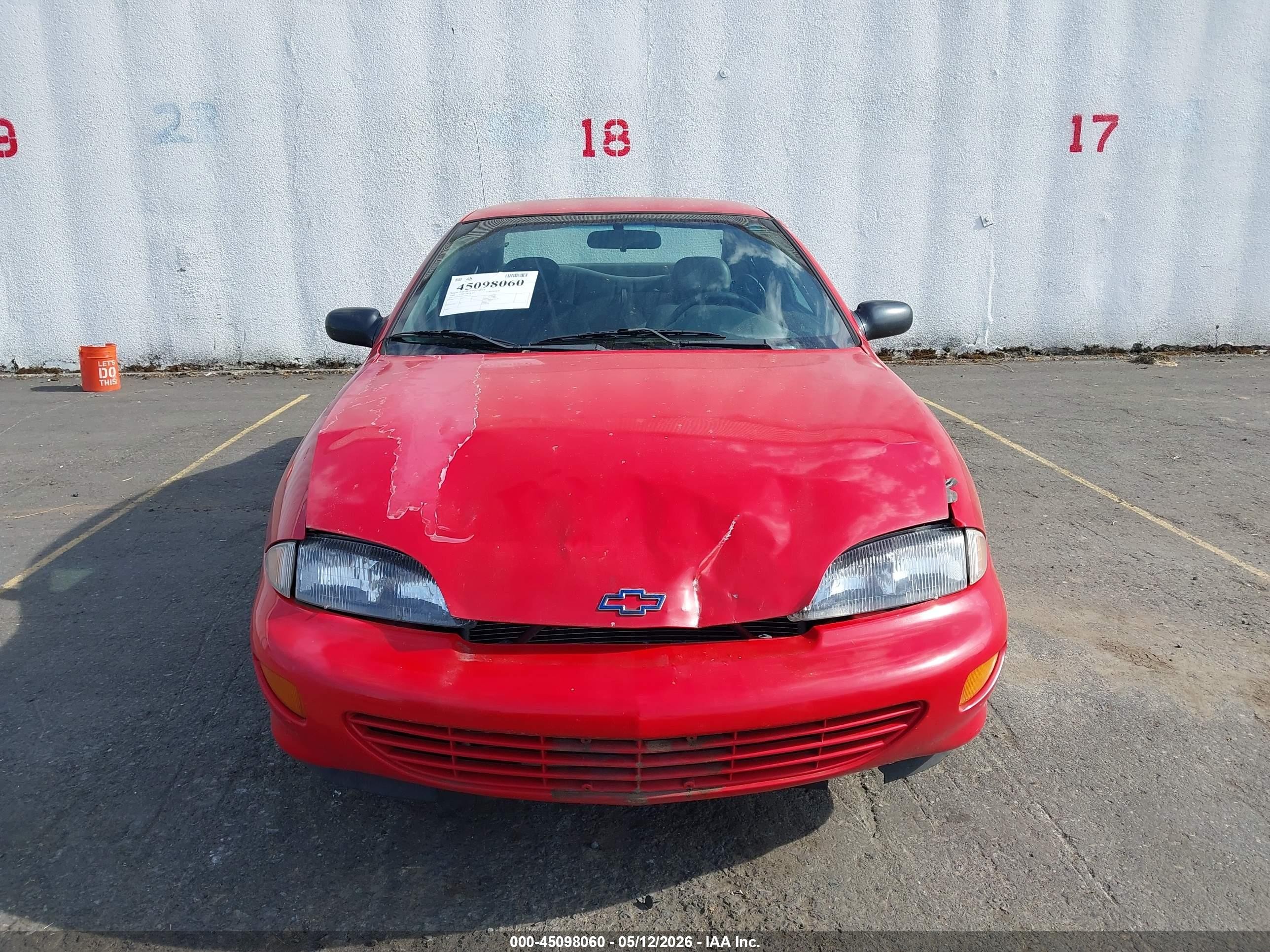 1999 Chevrolet Cavalier   Red vin: 1G1JC1249X7321112