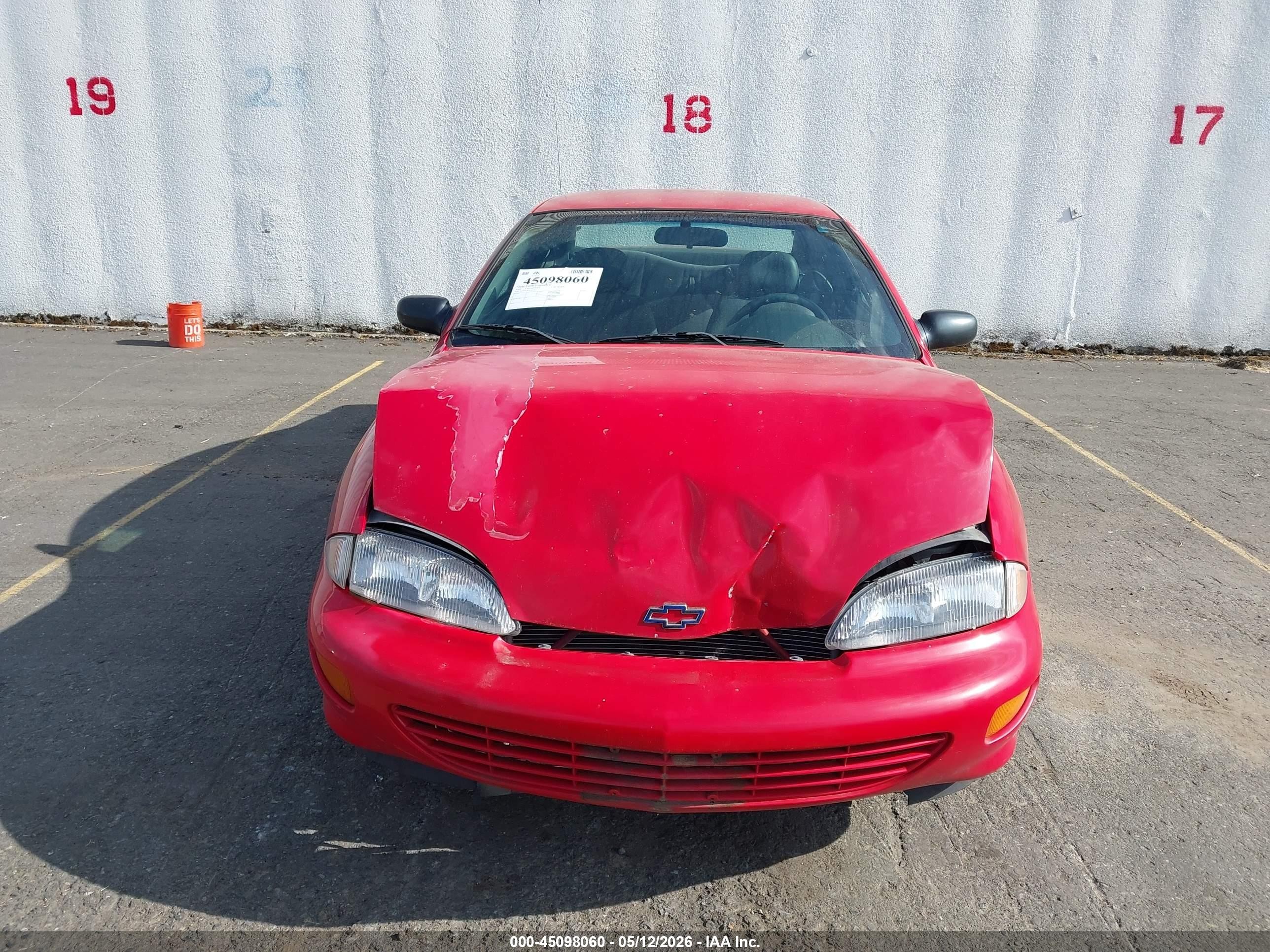 1999 Chevrolet Cavalier   Red vin: 1G1JC1249X7321112
