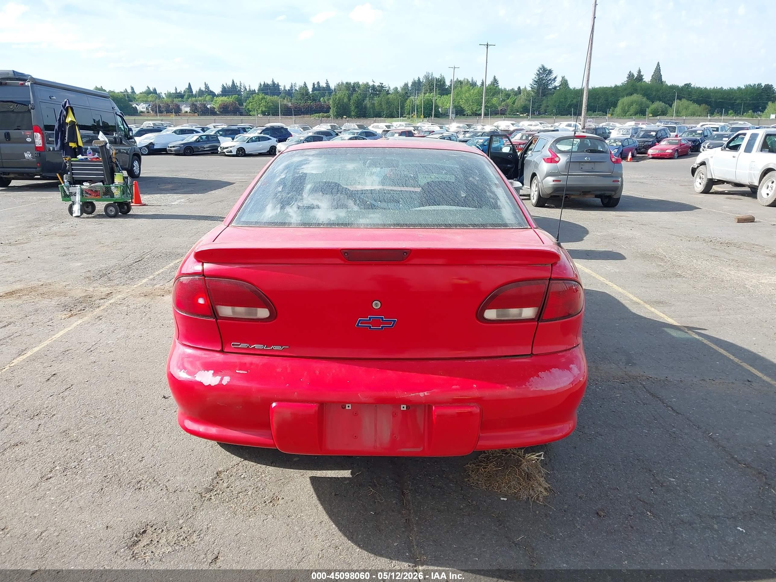 1999 Chevrolet Cavalier   Red vin: 1G1JC1249X7321112