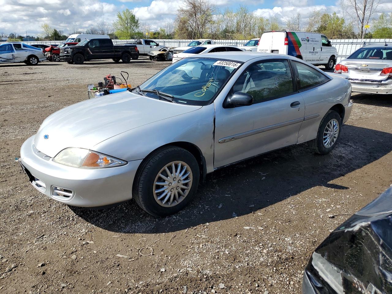 2000 Chevrolet Cavalier Silver vin: 1G1JC1249Y7123891