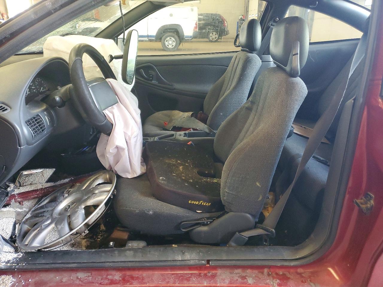 2001 Chevrolet Cavalier Burgundy vin: 1G1JC124X17232642