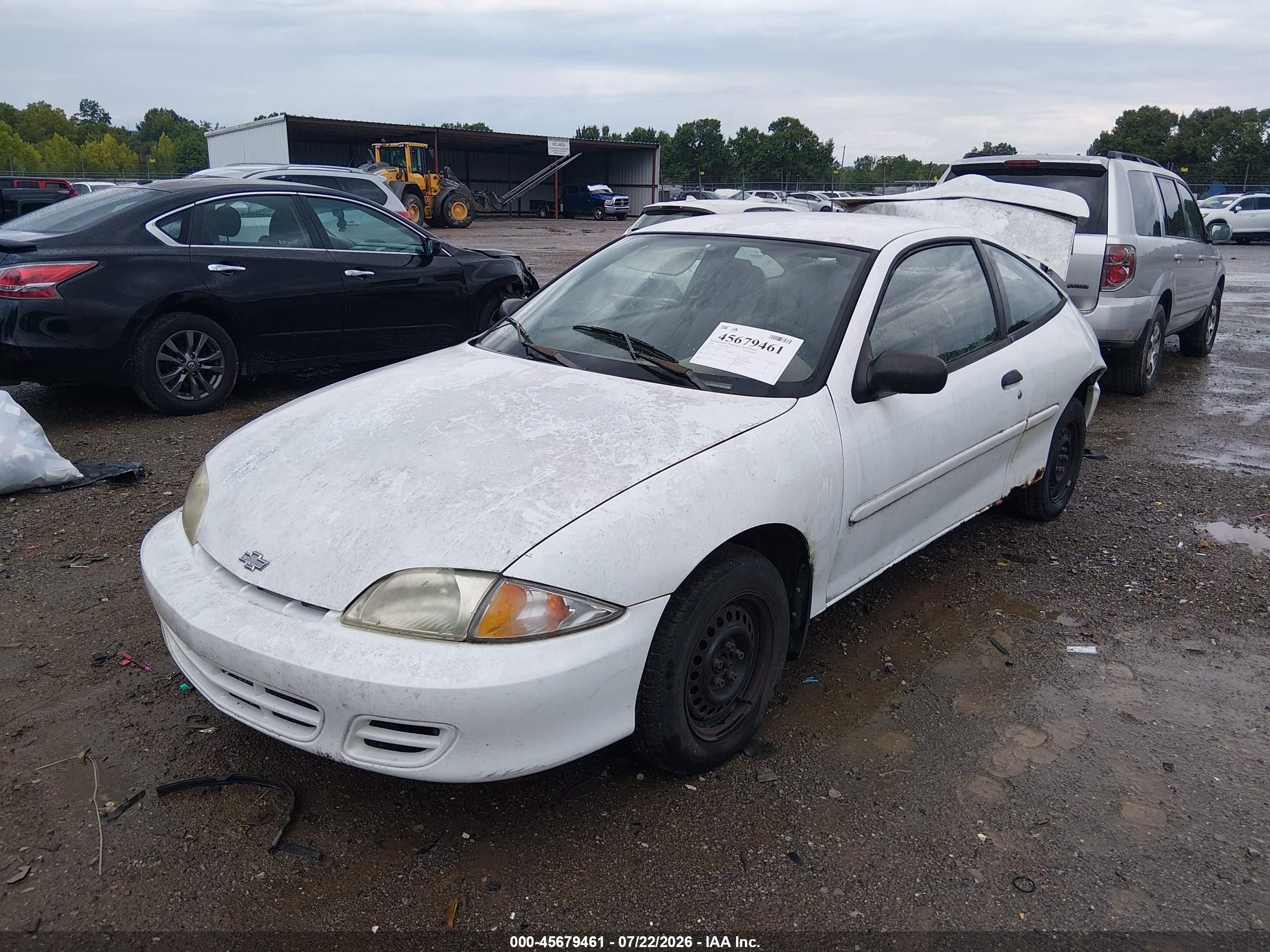 2002 Chevrolet Cavalier   White vin: 1G1JC124X27214708