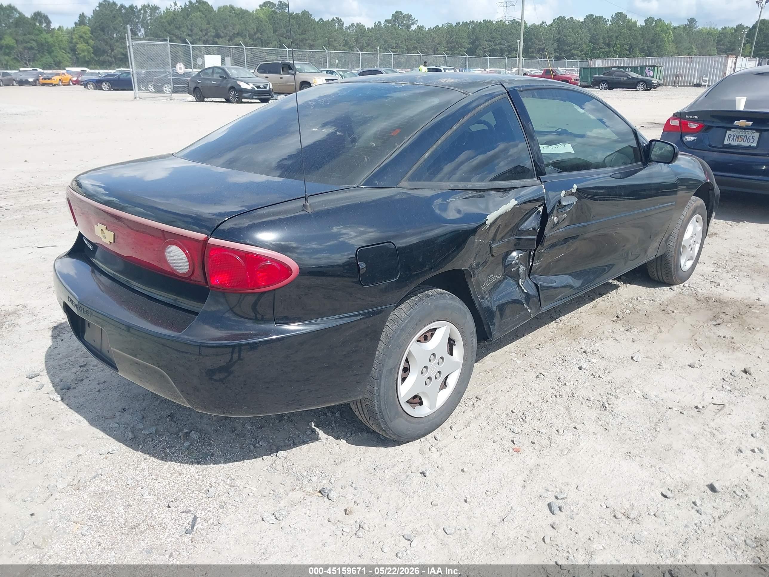 2005 Chevrolet Cavalier   Black vin: 1G1JC12F057166304