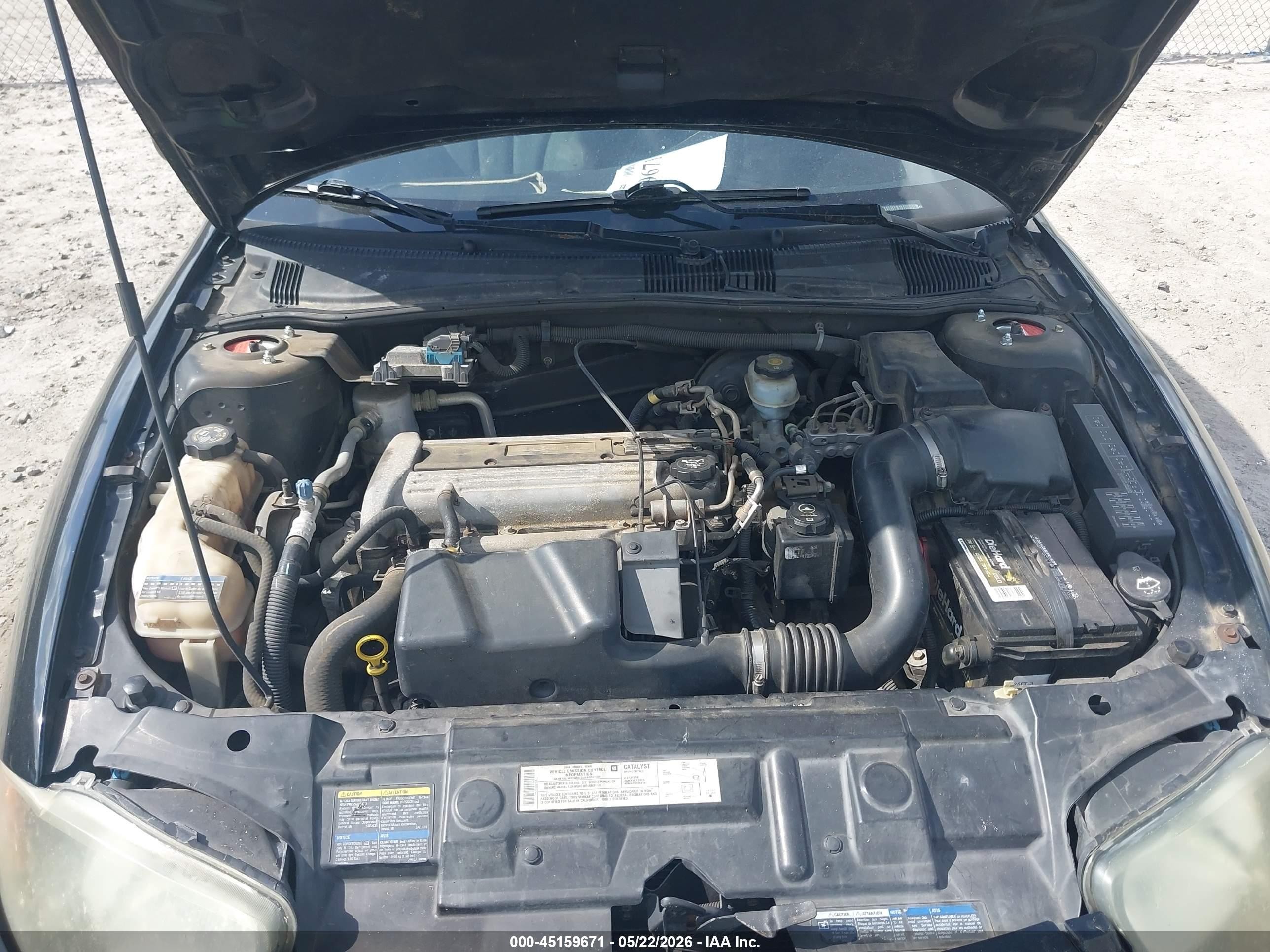 2005 Chevrolet Cavalier   Black vin: 1G1JC12F057166304