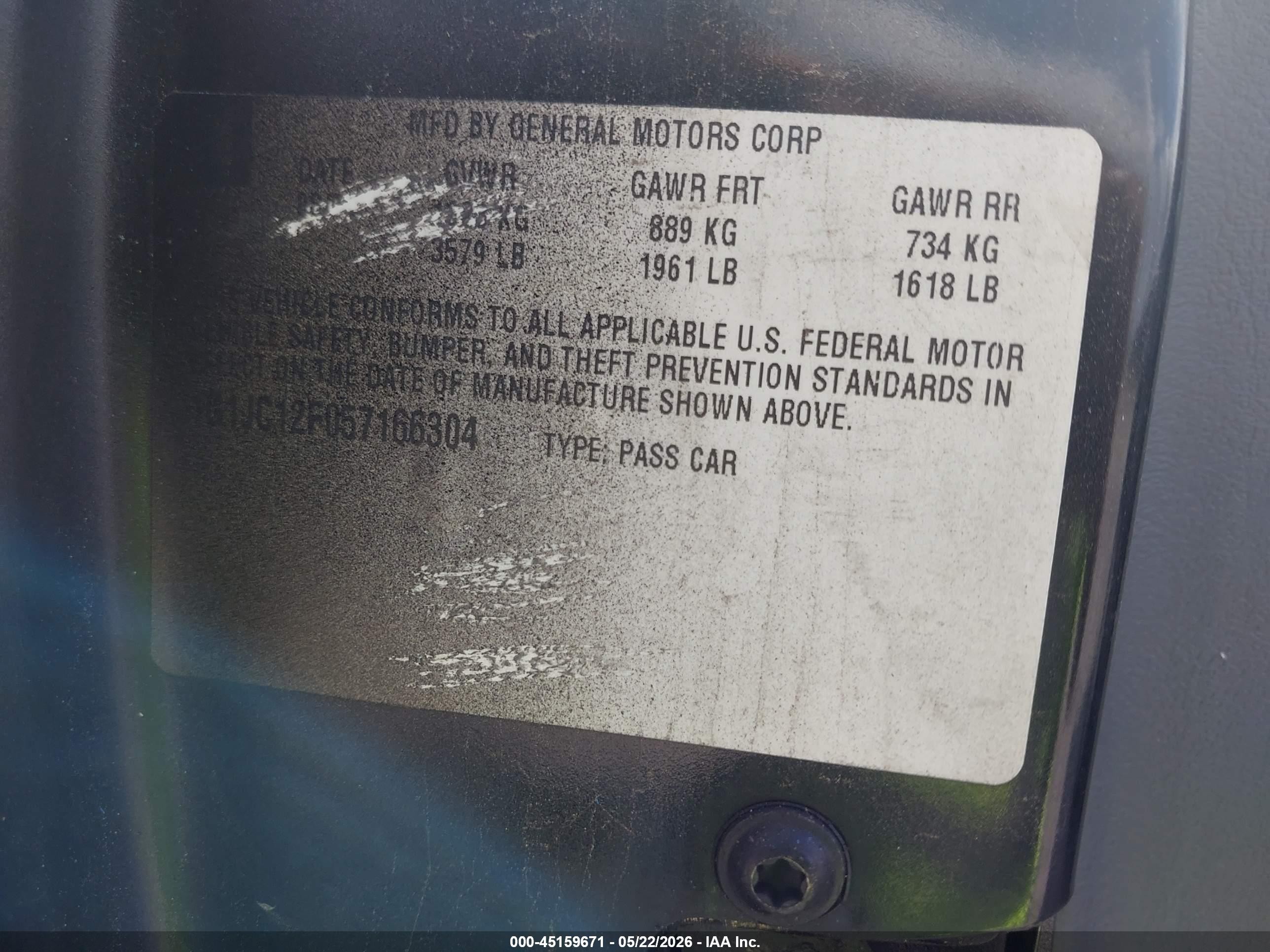 2005 Chevrolet Cavalier   Black vin: 1G1JC12F057166304