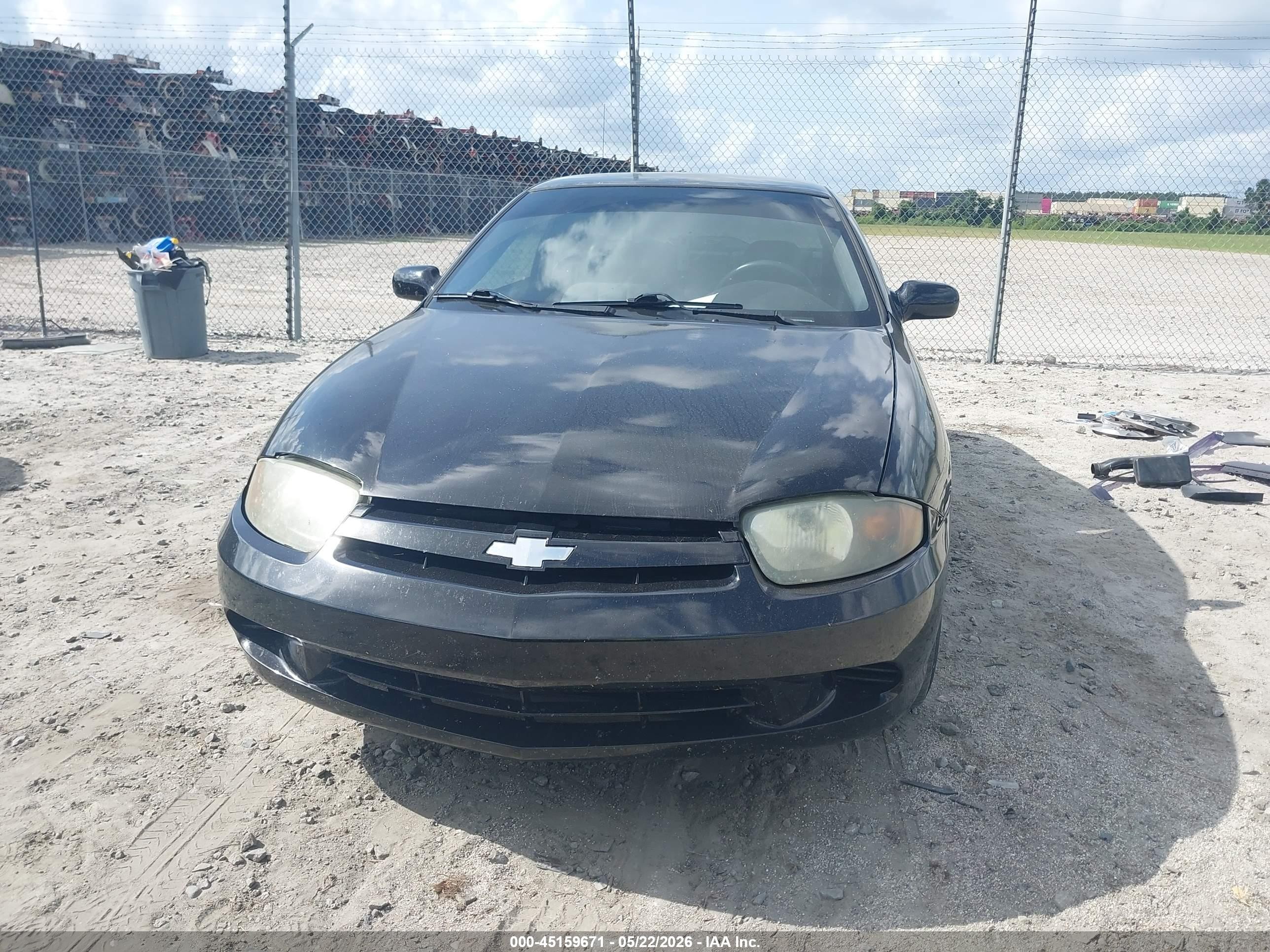 2005 Chevrolet Cavalier   Black vin: 1G1JC12F057166304
