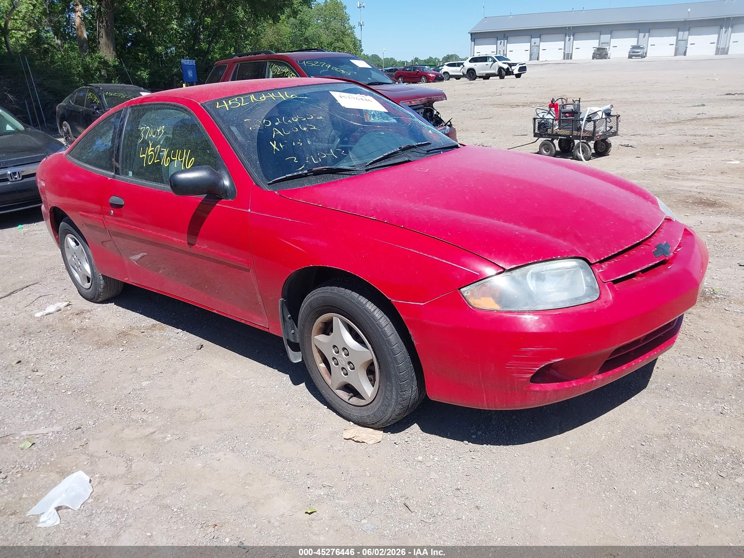 2004 Chevrolet Cavalier Red vin: 1G1JC12F147370043