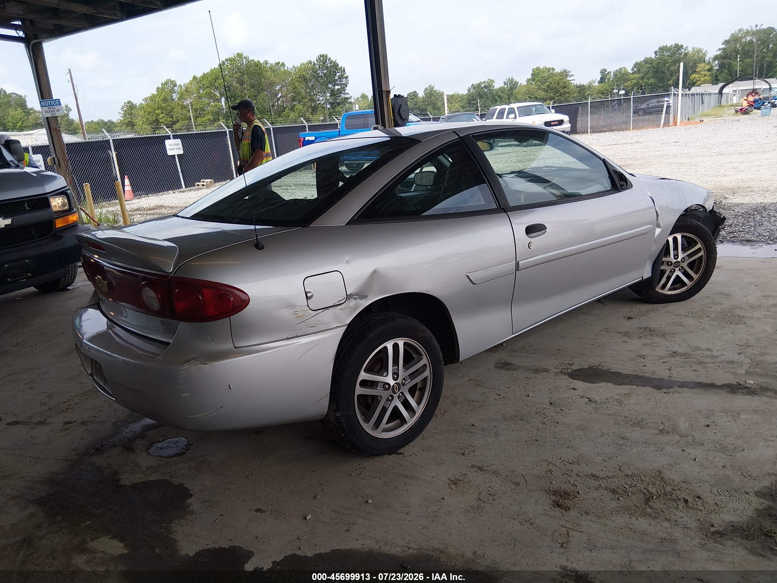 2005 Chevrolet Cavalier   Gray vin: 1G1JC12F657205817