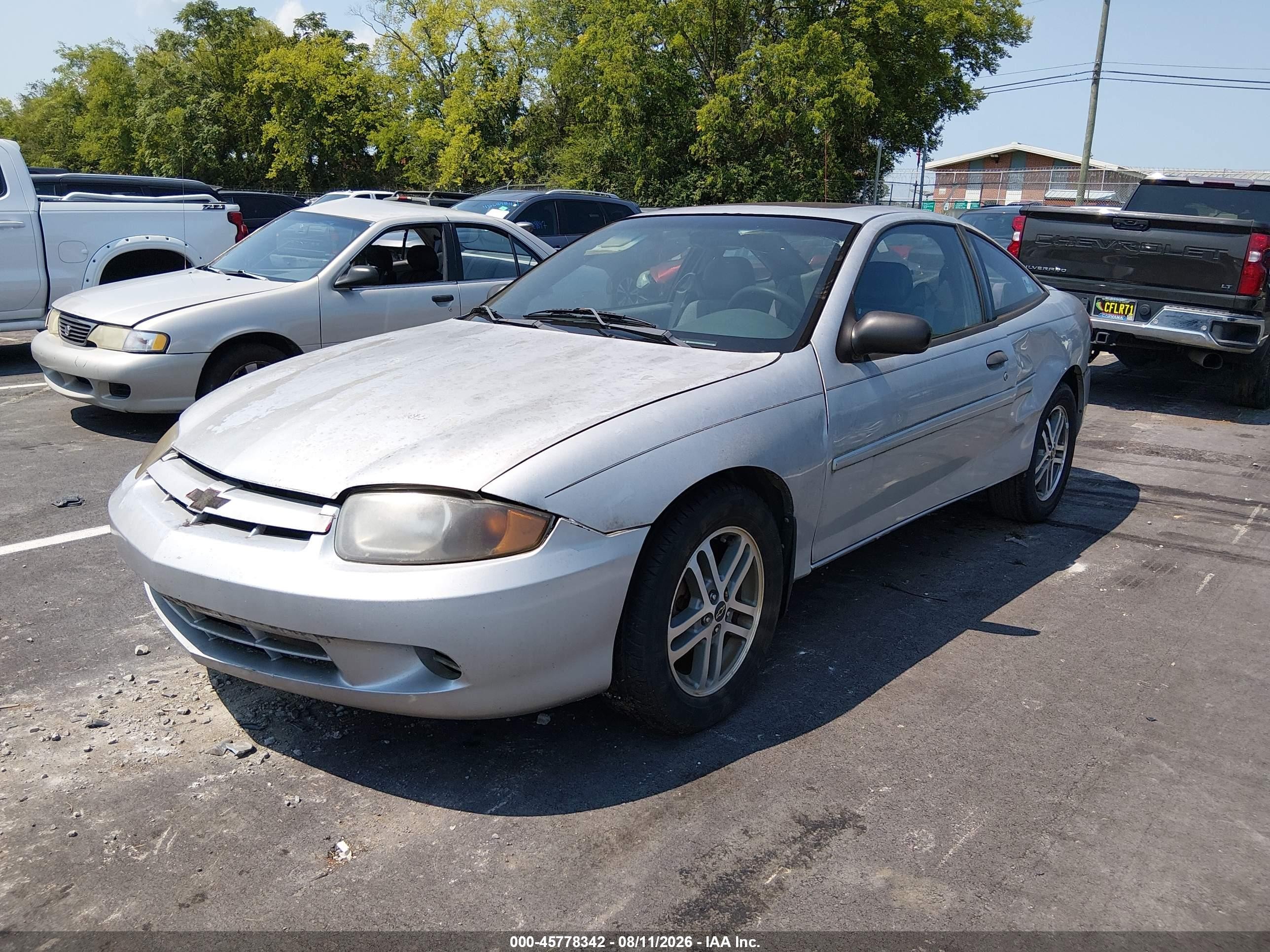 2005 Chevrolet Cavalier   Серебряный vin: 1G1JC12F957178547