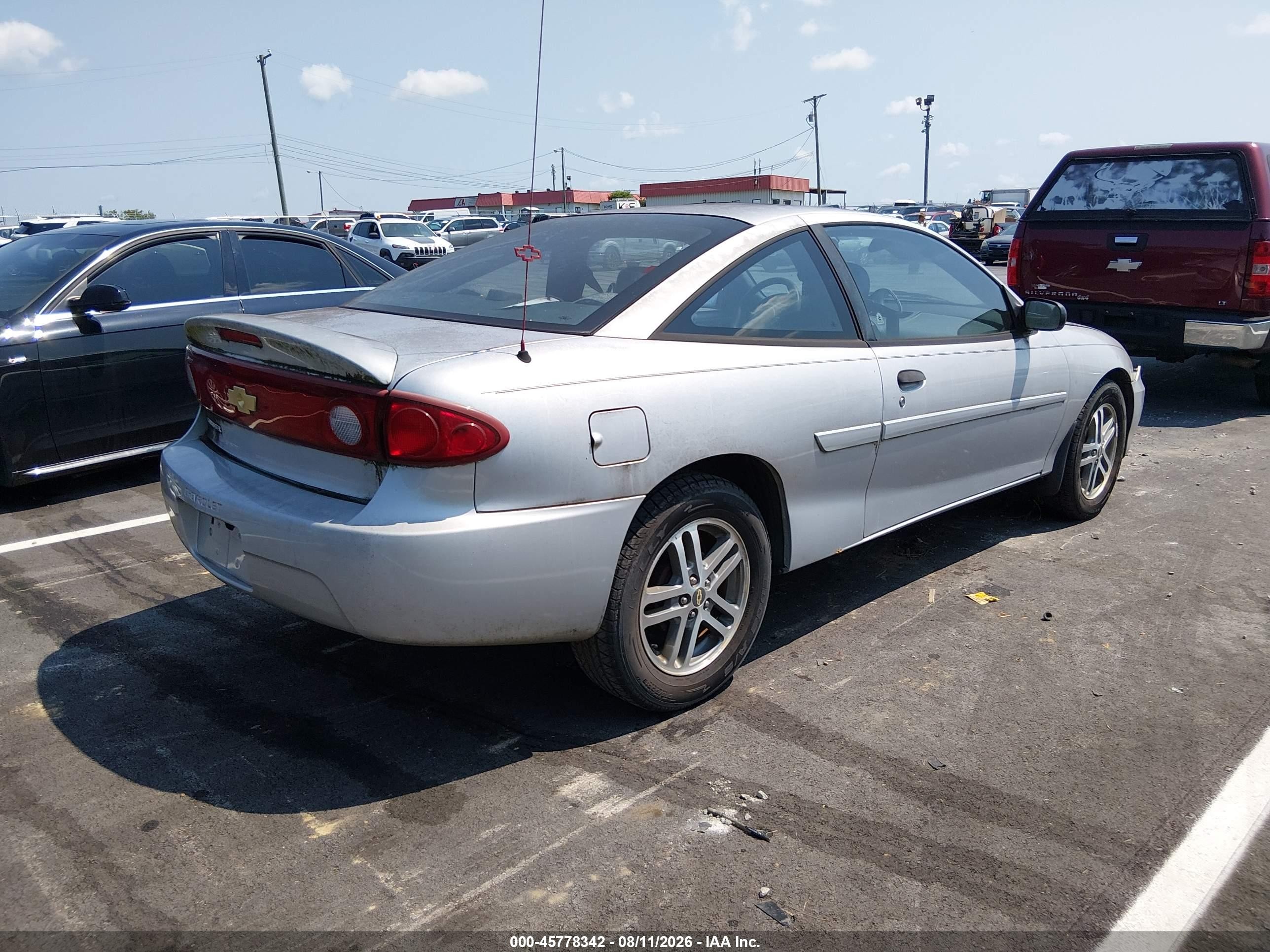 2005 Chevrolet Cavalier   Серебряный vin: 1G1JC12F957178547