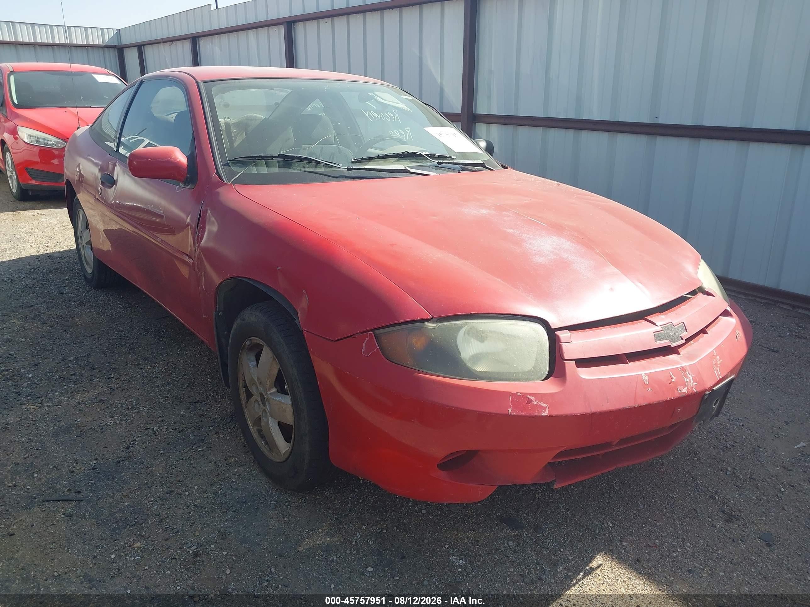 2004 Chevrolet Cavalier   Красный vin: 1G1JC12FX47124236