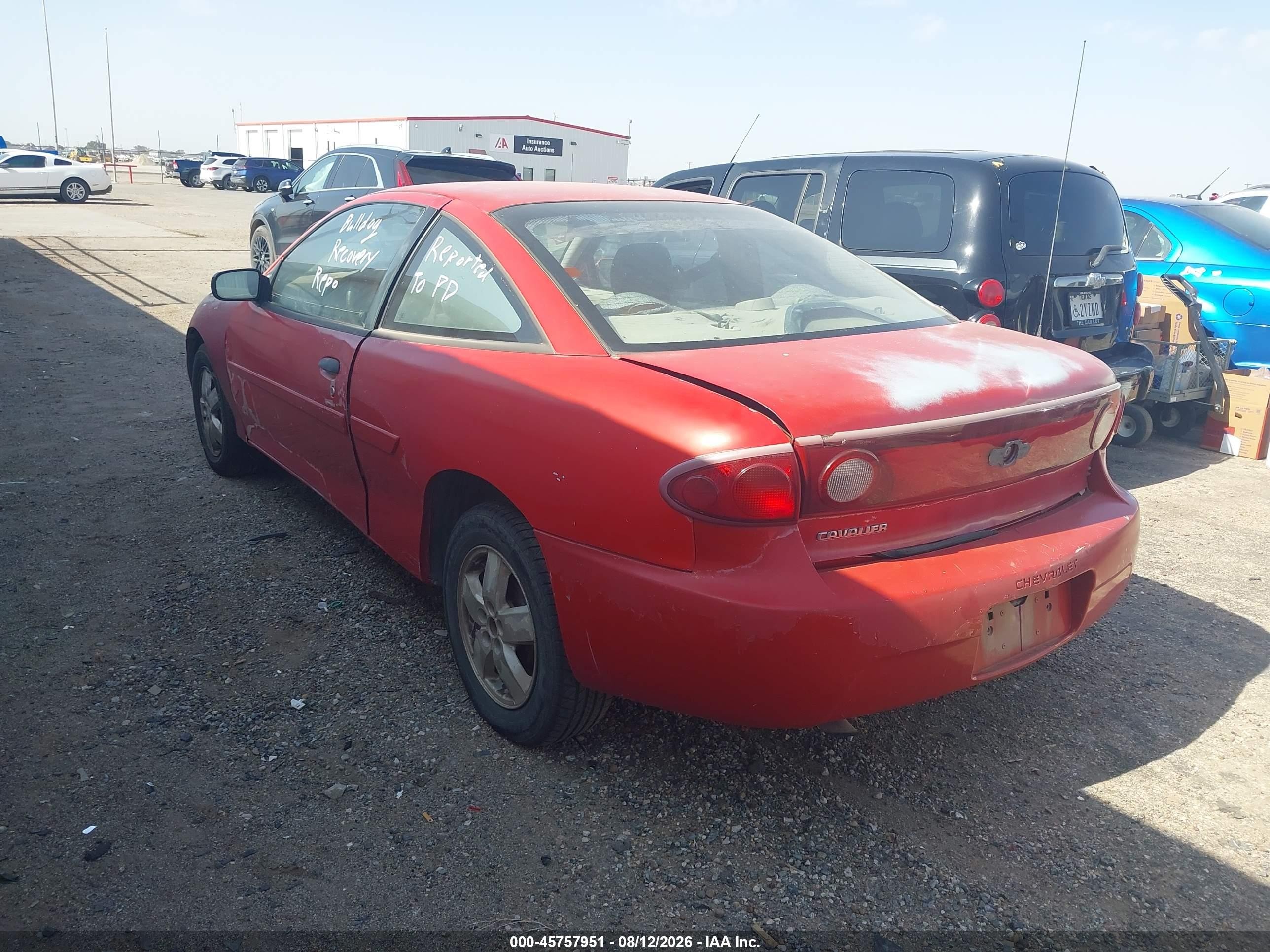 2004 Chevrolet Cavalier   Red vin: 1G1JC12FX47124236