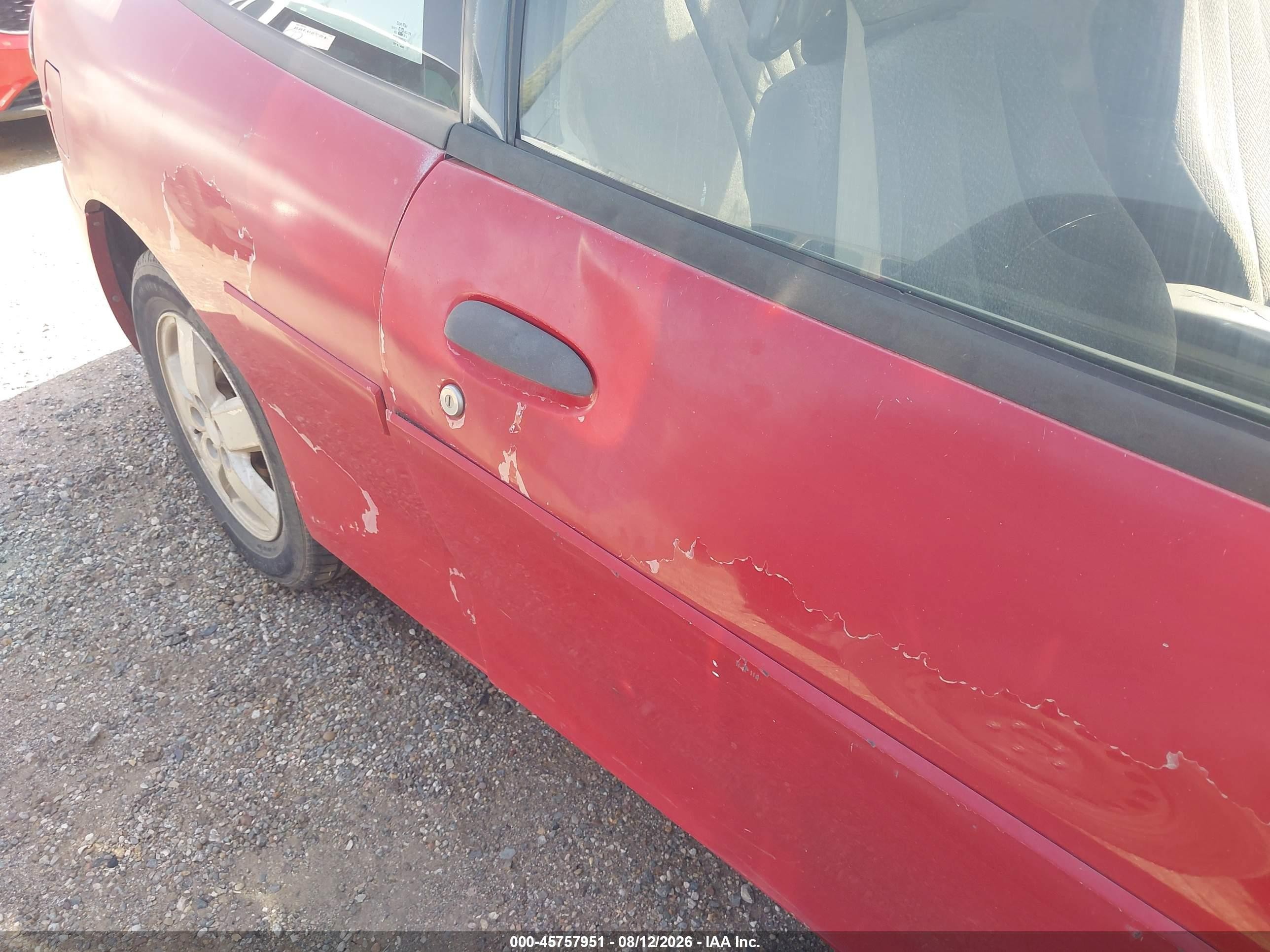 2004 Chevrolet Cavalier   Red vin: 1G1JC12FX47124236