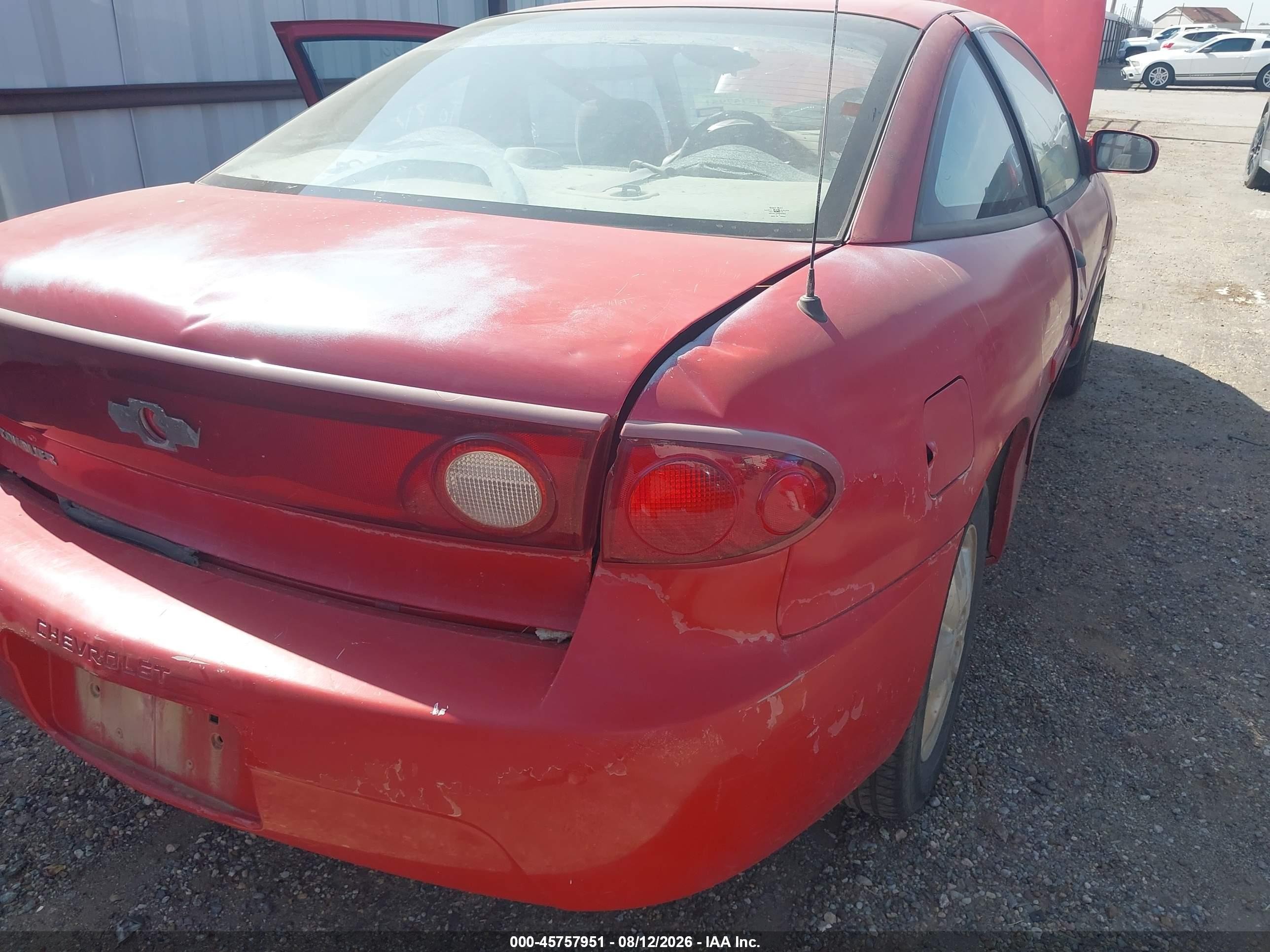 2004 Chevrolet Cavalier   Red vin: 1G1JC12FX47124236