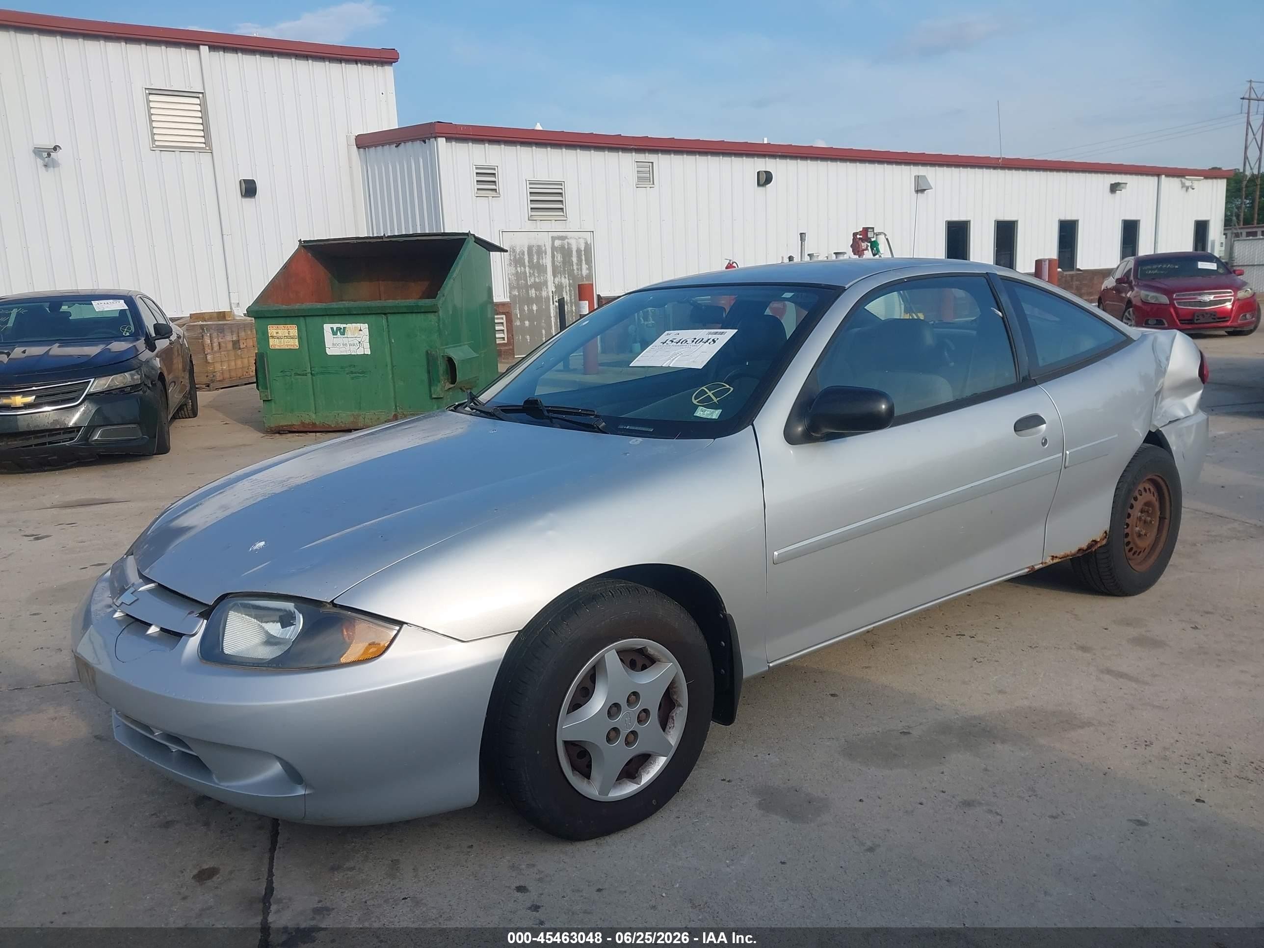 2004 Chevrolet Cavalier   Silver vin: 1G1JC12FX47126293