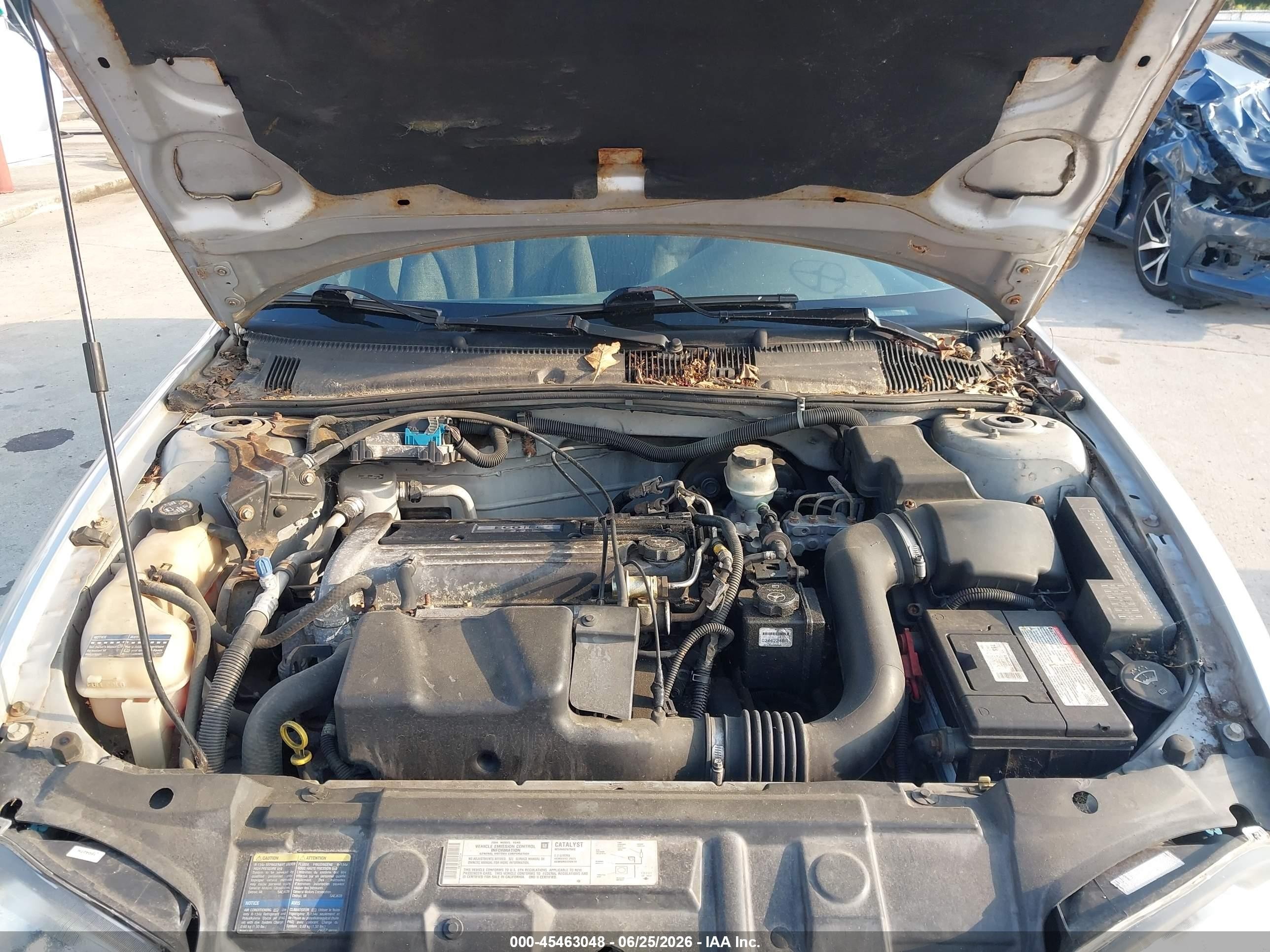 2004 Chevrolet Cavalier   Silver vin: 1G1JC12FX47126293