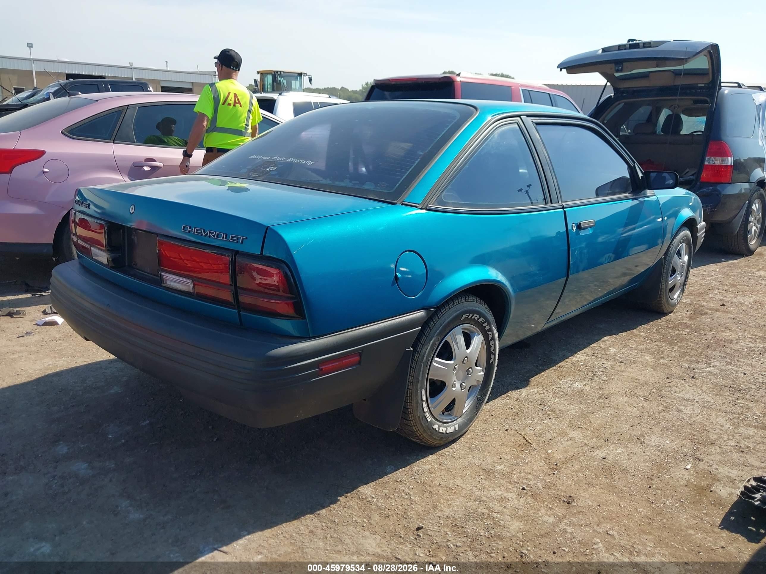 1994 Chevrolet Cavalier Vl/rs Turquoise vin: 1G1JC144XR7200914