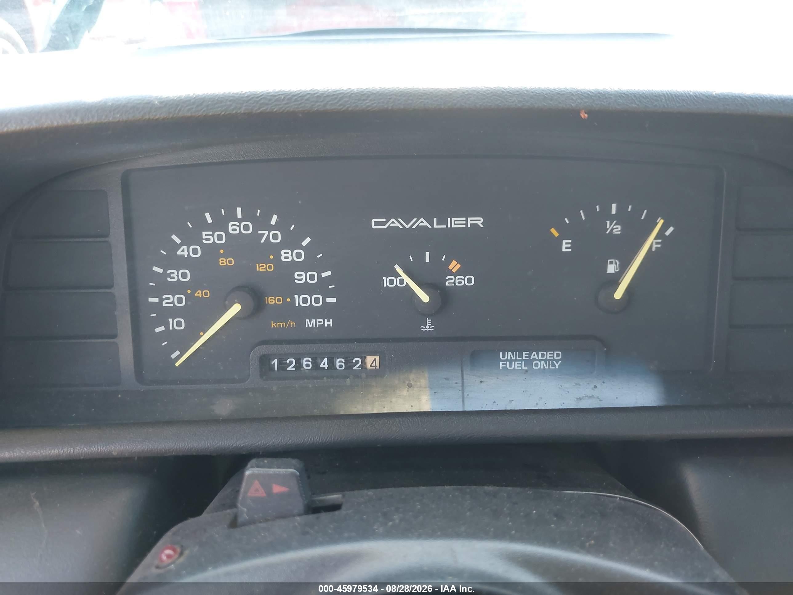 1994 Chevrolet Cavalier Vl/rs Turquoise vin: 1G1JC144XR7200914