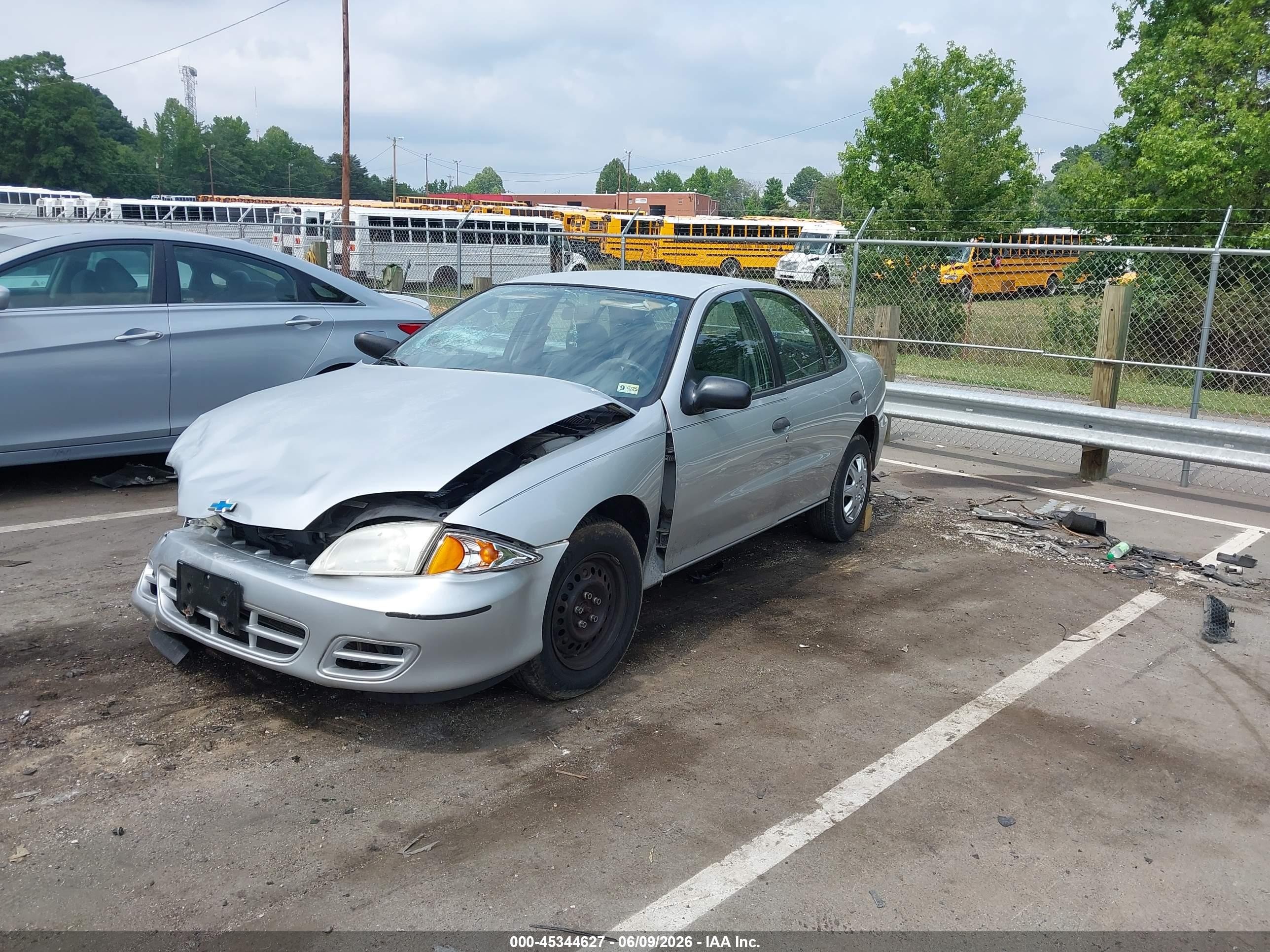 2001 Chevrolet Cavalier   Silver vin: 1G1JC524017173169
