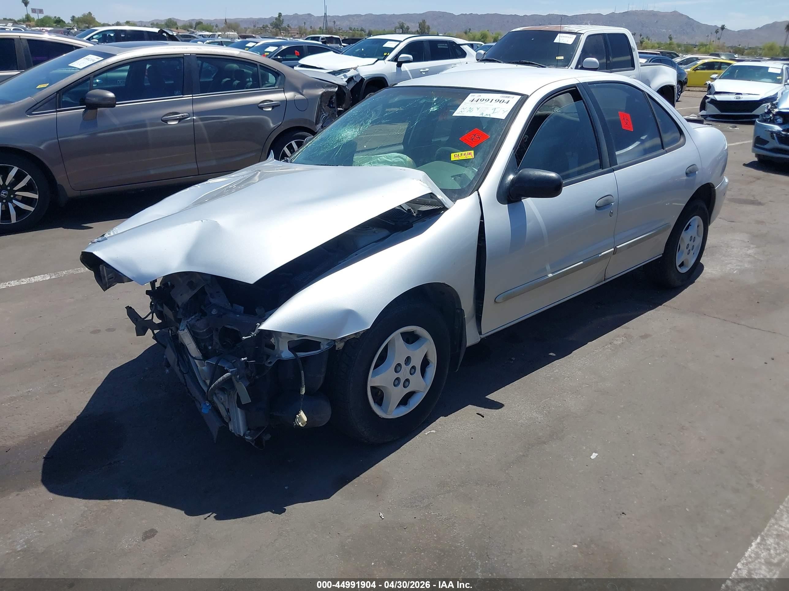 2002 Chevrolet Cavalier   Silver vin: 1G1JC524027195240