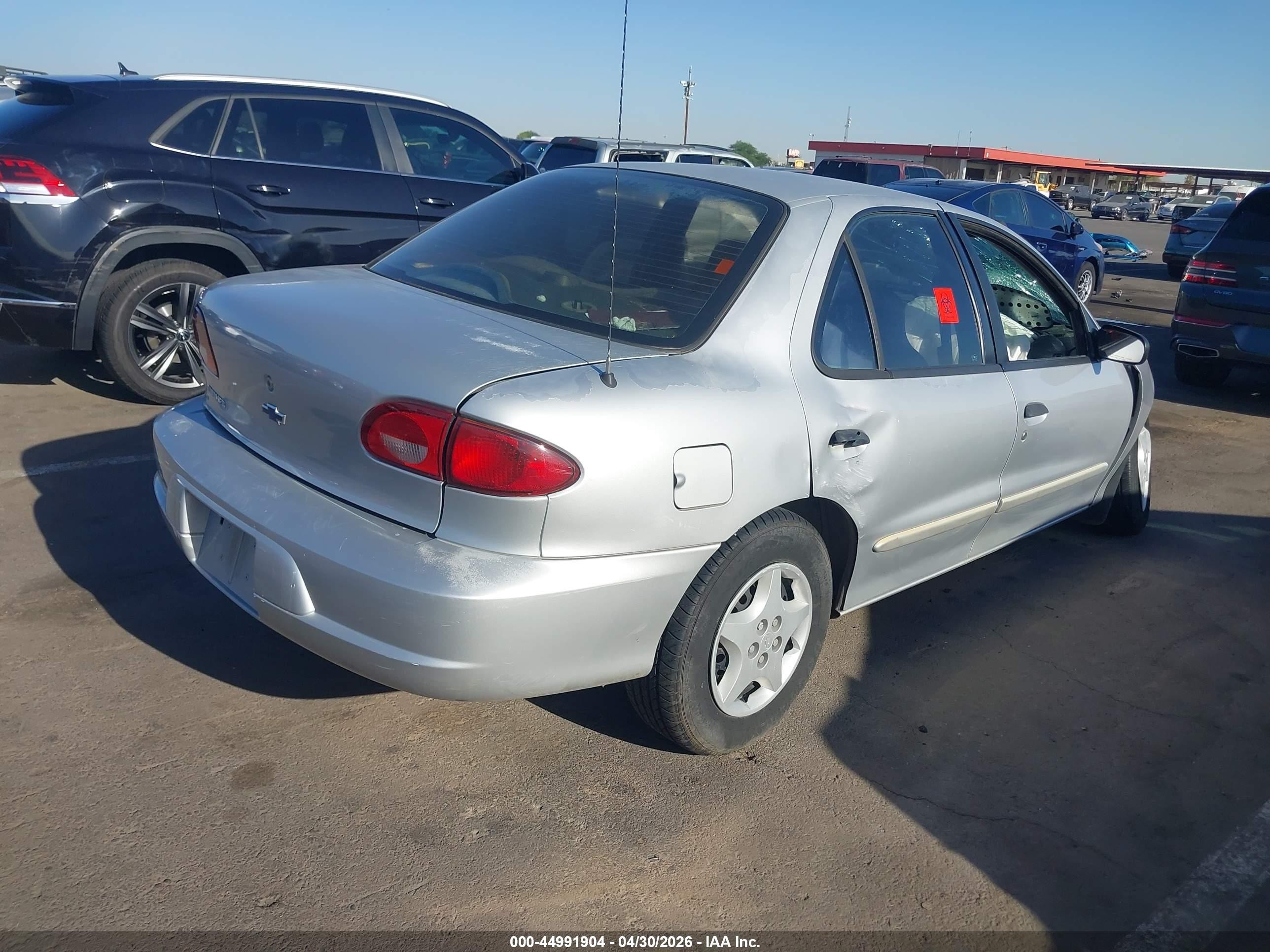 2002 Chevrolet Cavalier   Silver vin: 1G1JC524027195240