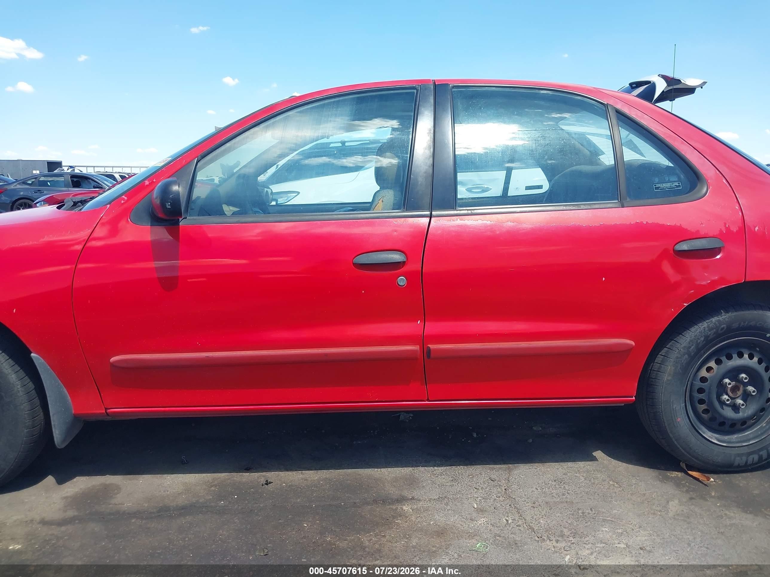 2002 Chevrolet Cavalier   Красный vin: 1G1JC524027377438